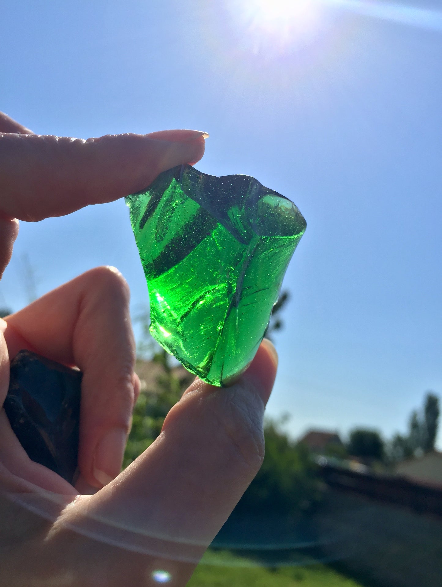 ANDARAS SeaFoam émeraude et Chamane Perle Indienne 64 g