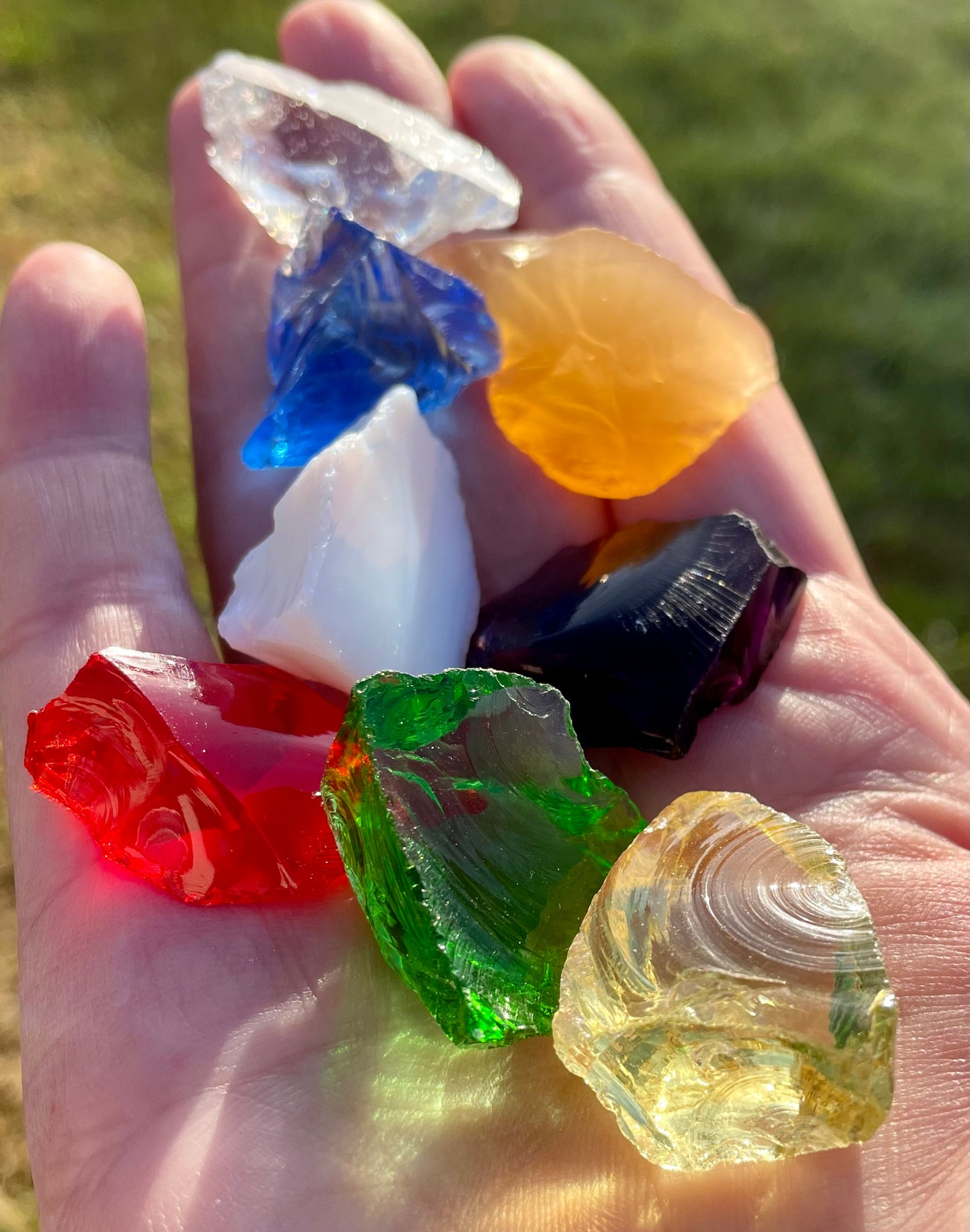 SET ANDARA Chakras ~ lot n1 / 62 g ~ minéraux monoatomiques