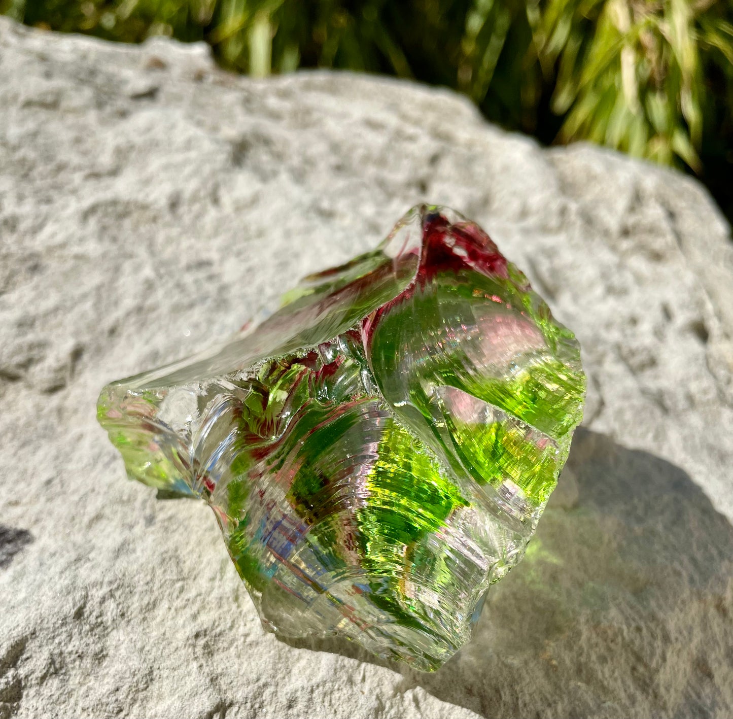 ANDARA• clear Rainbow Oracle 175 g ~ pierres andaras / REF 19