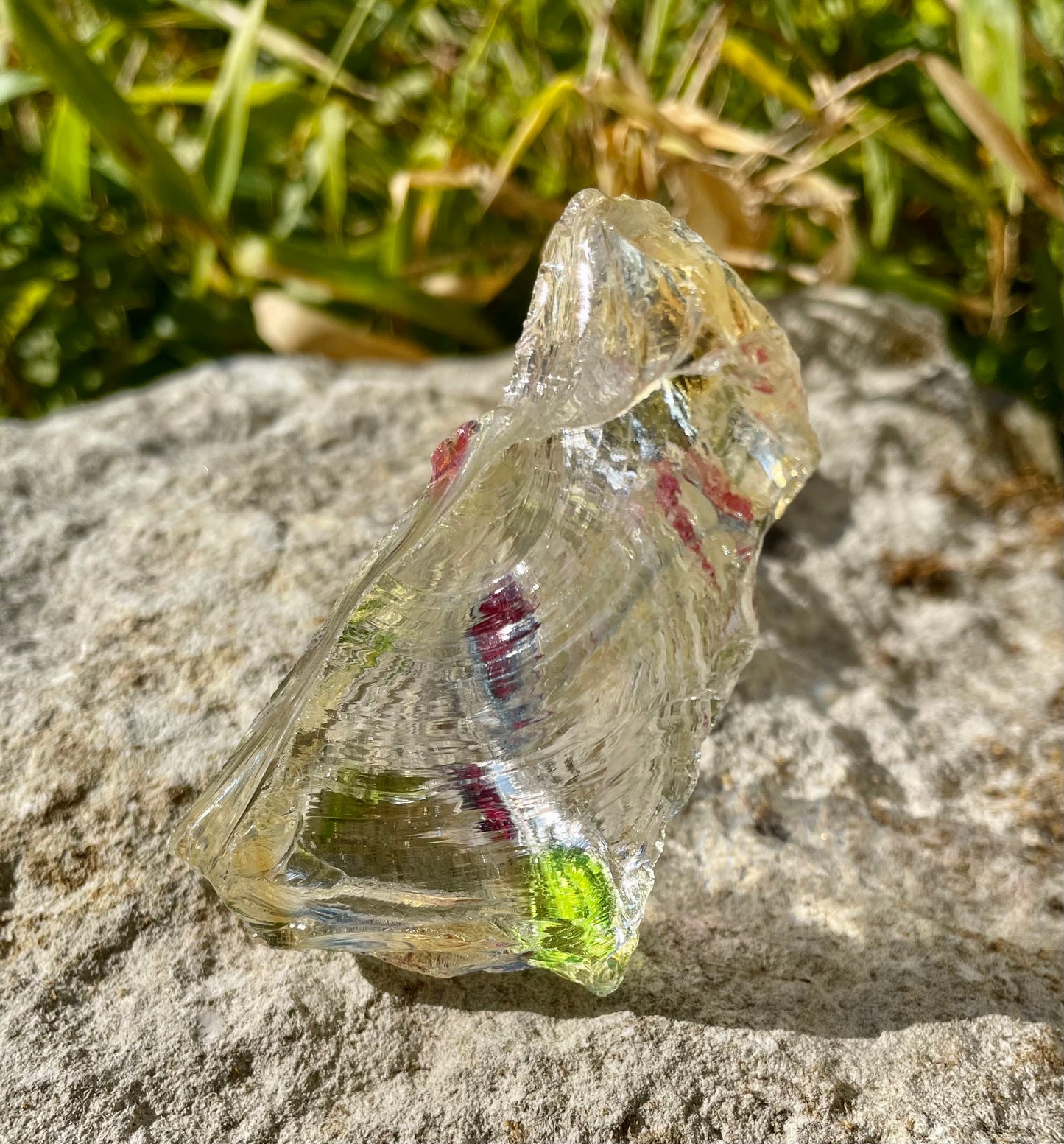 ANDARA• clear Rainbow Oracle 68 g ~ quantum 5D crystal