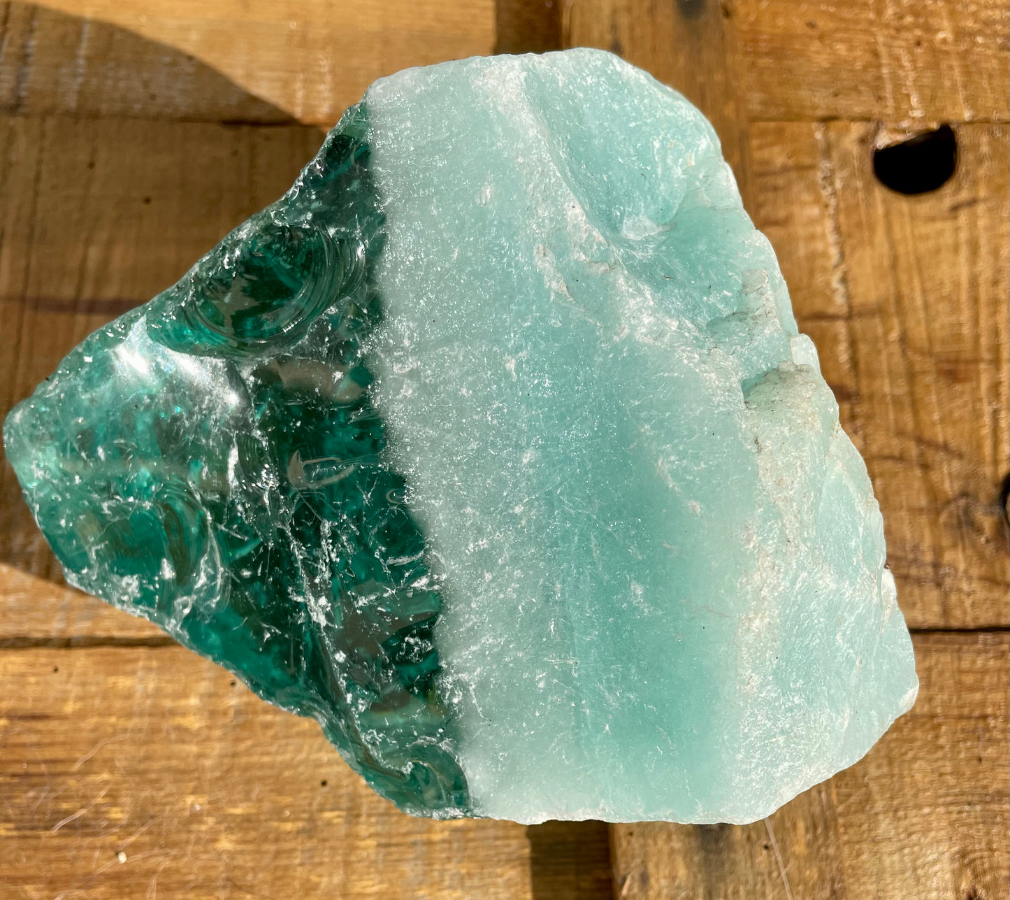 ANDARA ALTAR Temple Bleuté Aqua 3210 g | cristal quantique 5D