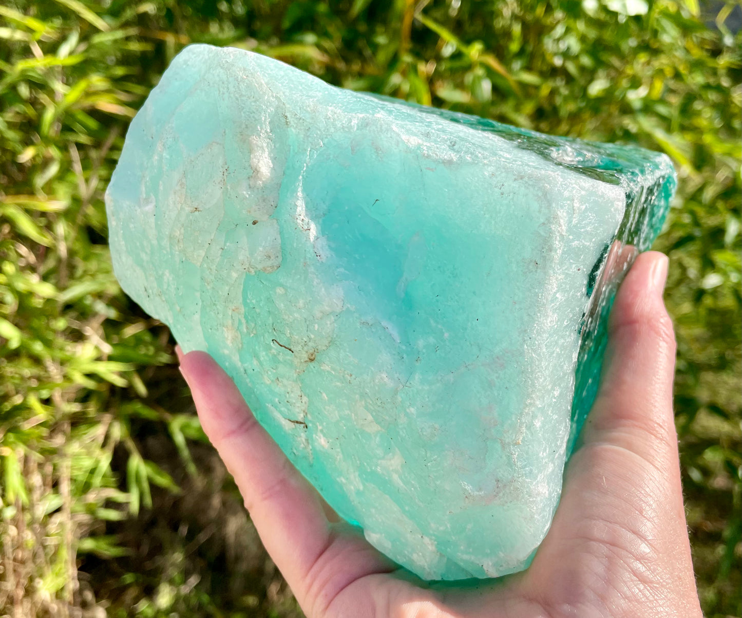 ANDARA ALTAR Temple Bleuté Aqua 3210 g | cristal quantique 5D