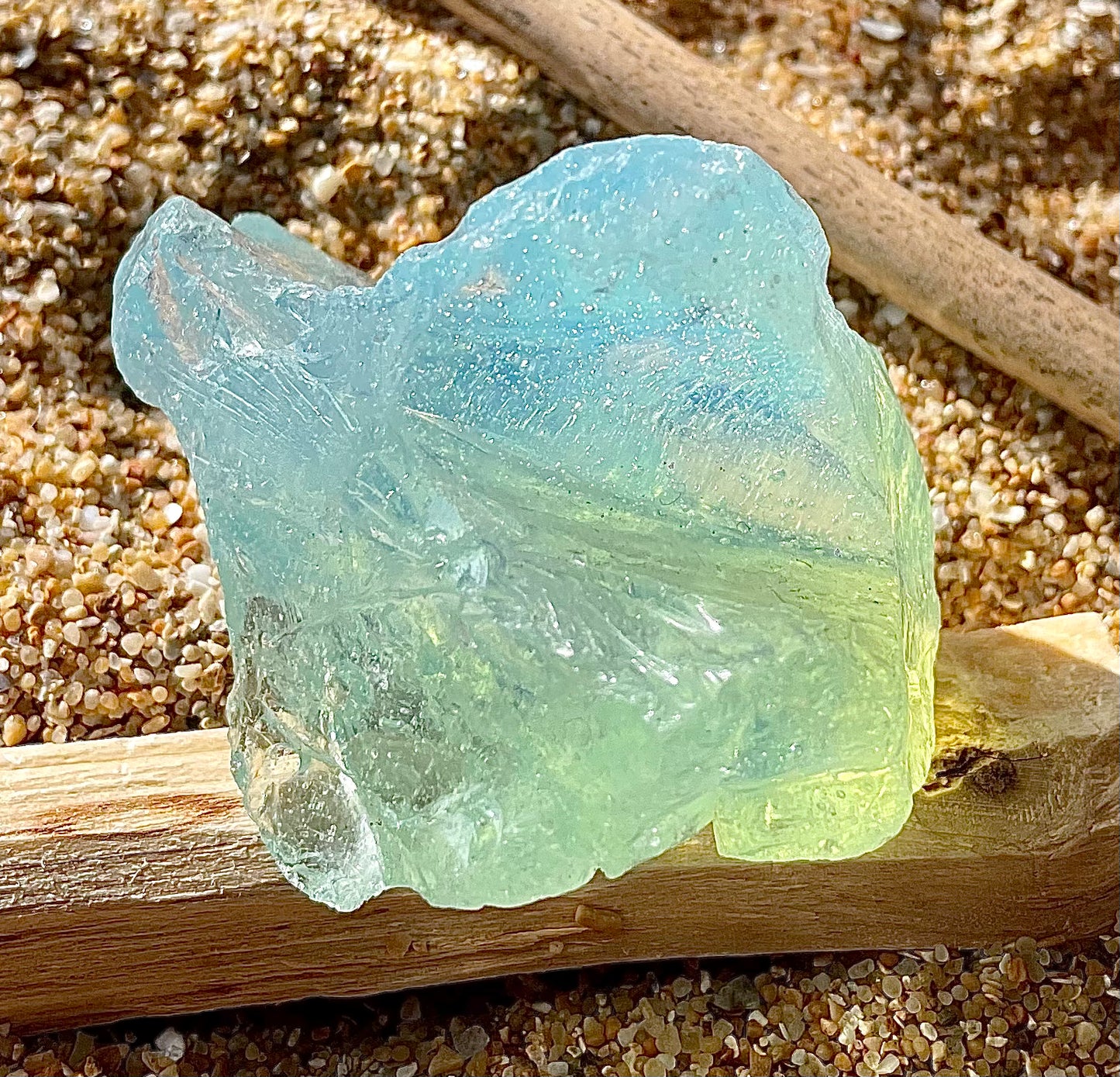 ANDARA• SeaFoam : Lignée des origines 56 g | Cristaux quantiques 5D