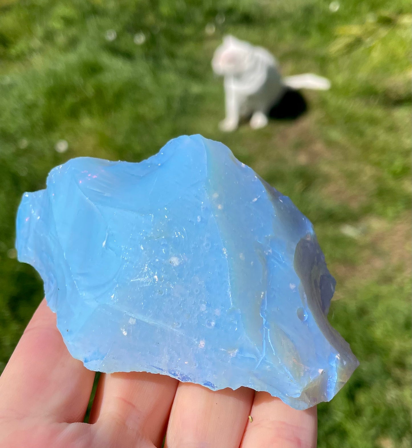 ANDARA UNion de l'Amour et de la Sagesse Blanc bleuté 220 g | cristal quantique 5D