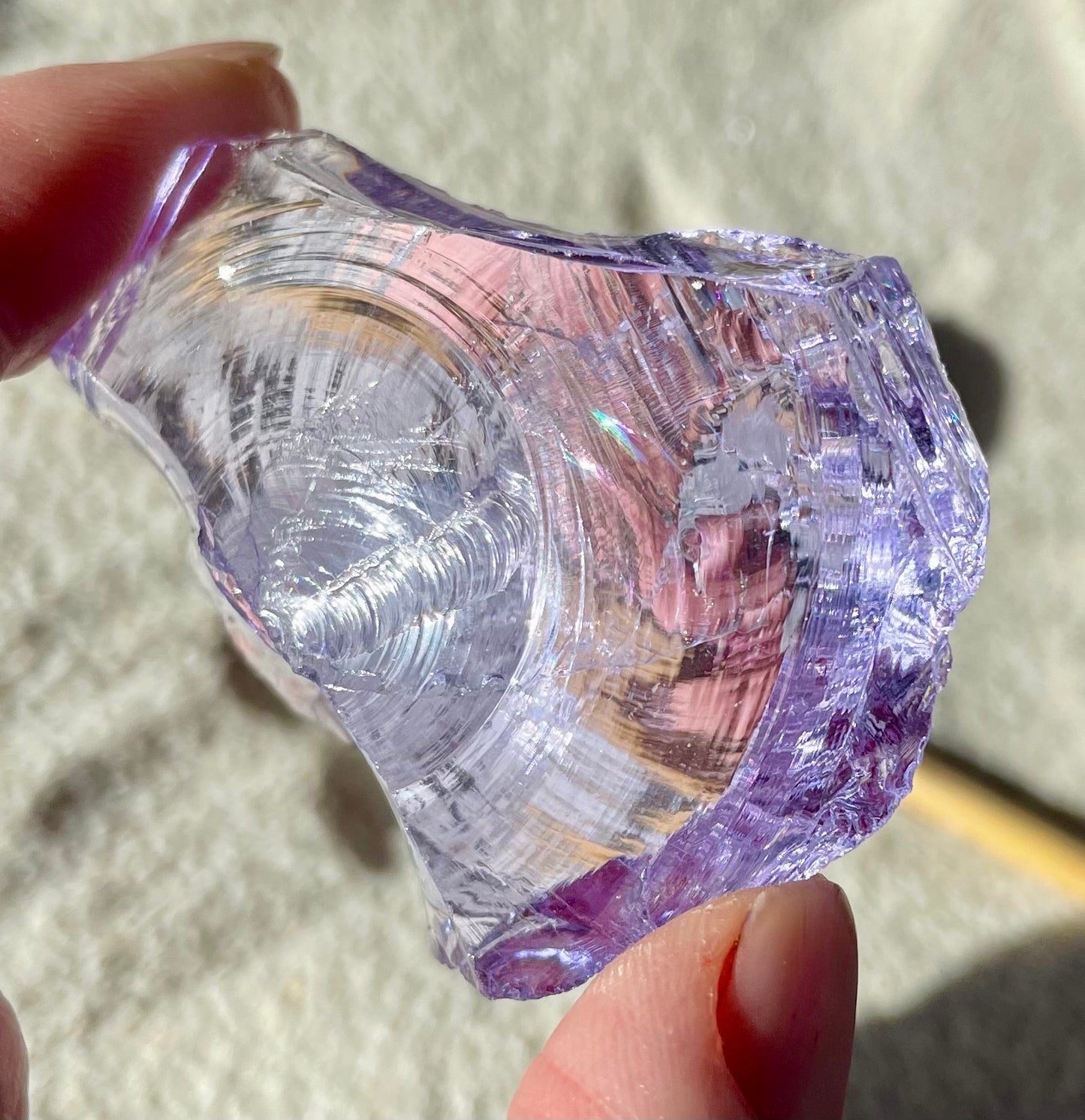ANDARA• Ascended Lilac ~ 37 g | Cristal Quantique 5D / REF 6