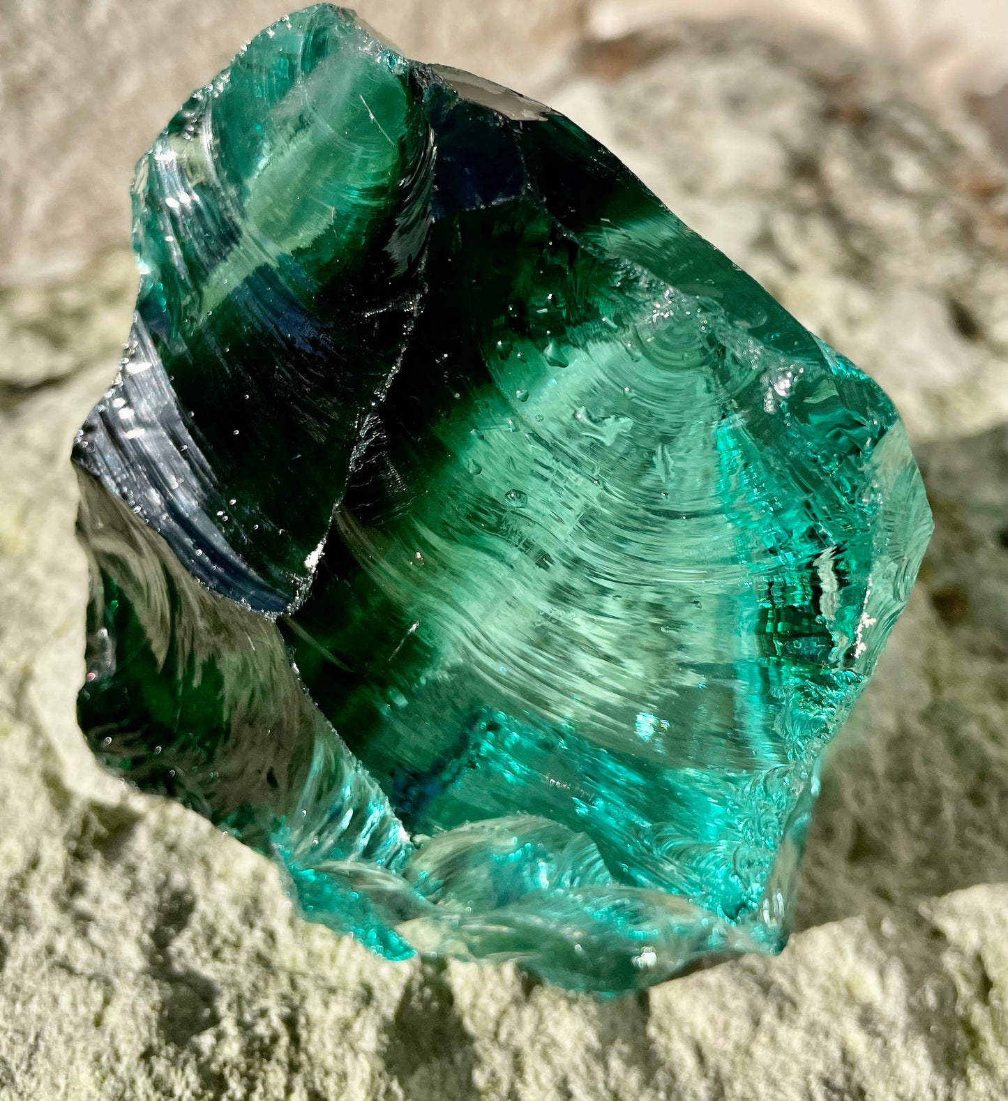 ANDARA• tricolore Deep Emeraude Shift ~ 308 g