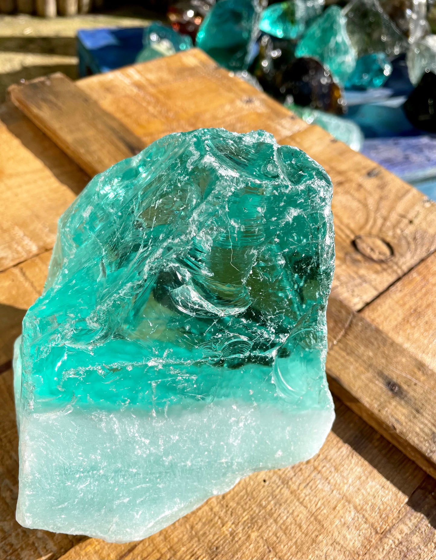 ANDARA ALTAR Temple Bleuté Aqua 3210 g | cristal quantique 5D