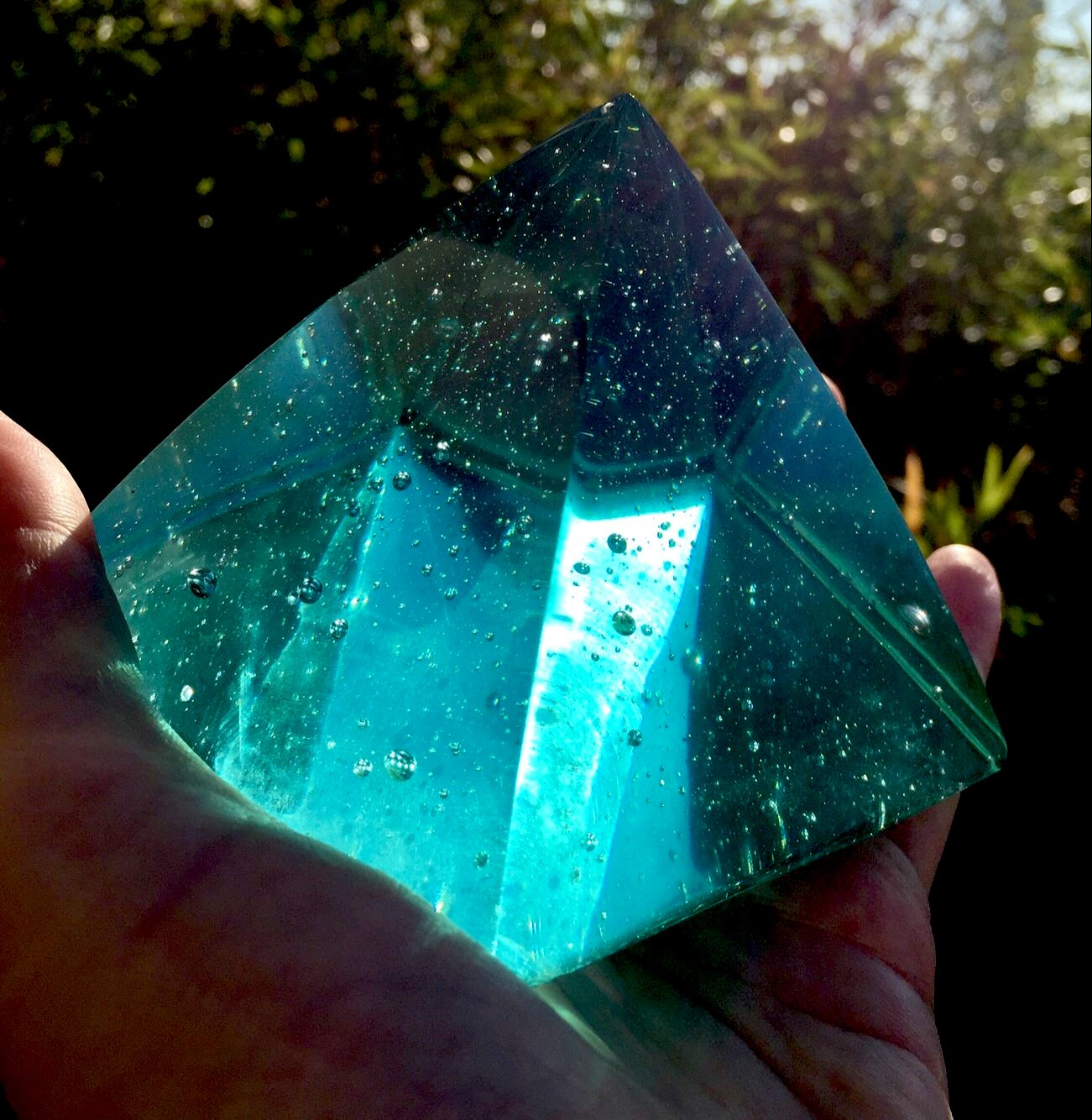 pyramid ANDARA crystal