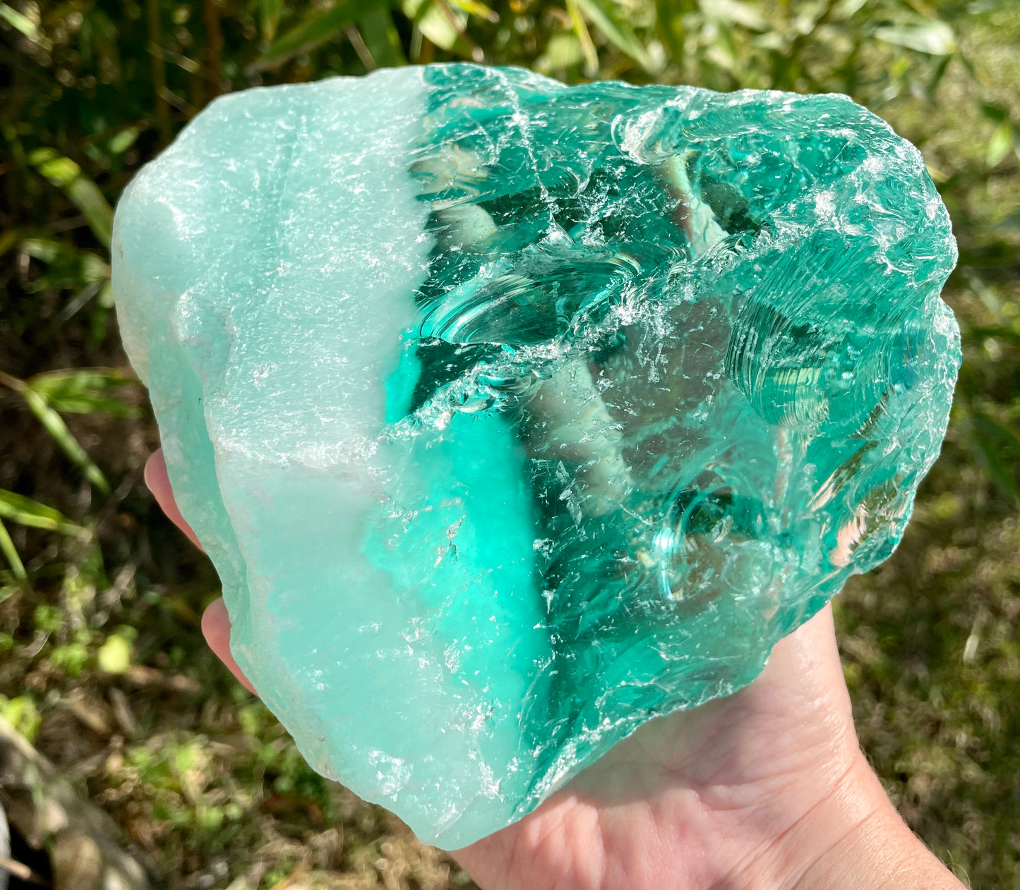 ANDARA ALTAR Temple Bleuté Aqua 3210 g | cristal quantique 5D