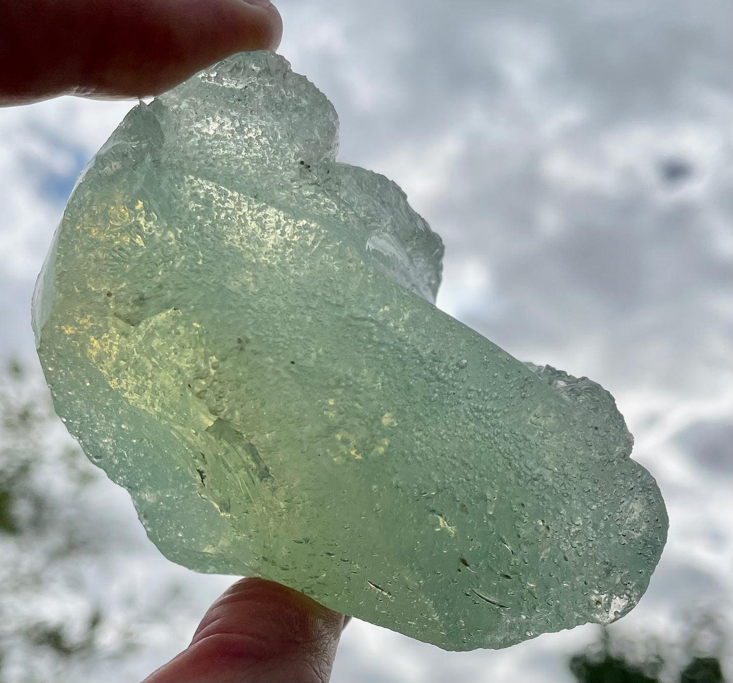 ANDARA• Diamant Cristallin SeaFoam : Lignée des origines 175 g | Cristaux quantiques 5D / REF 21