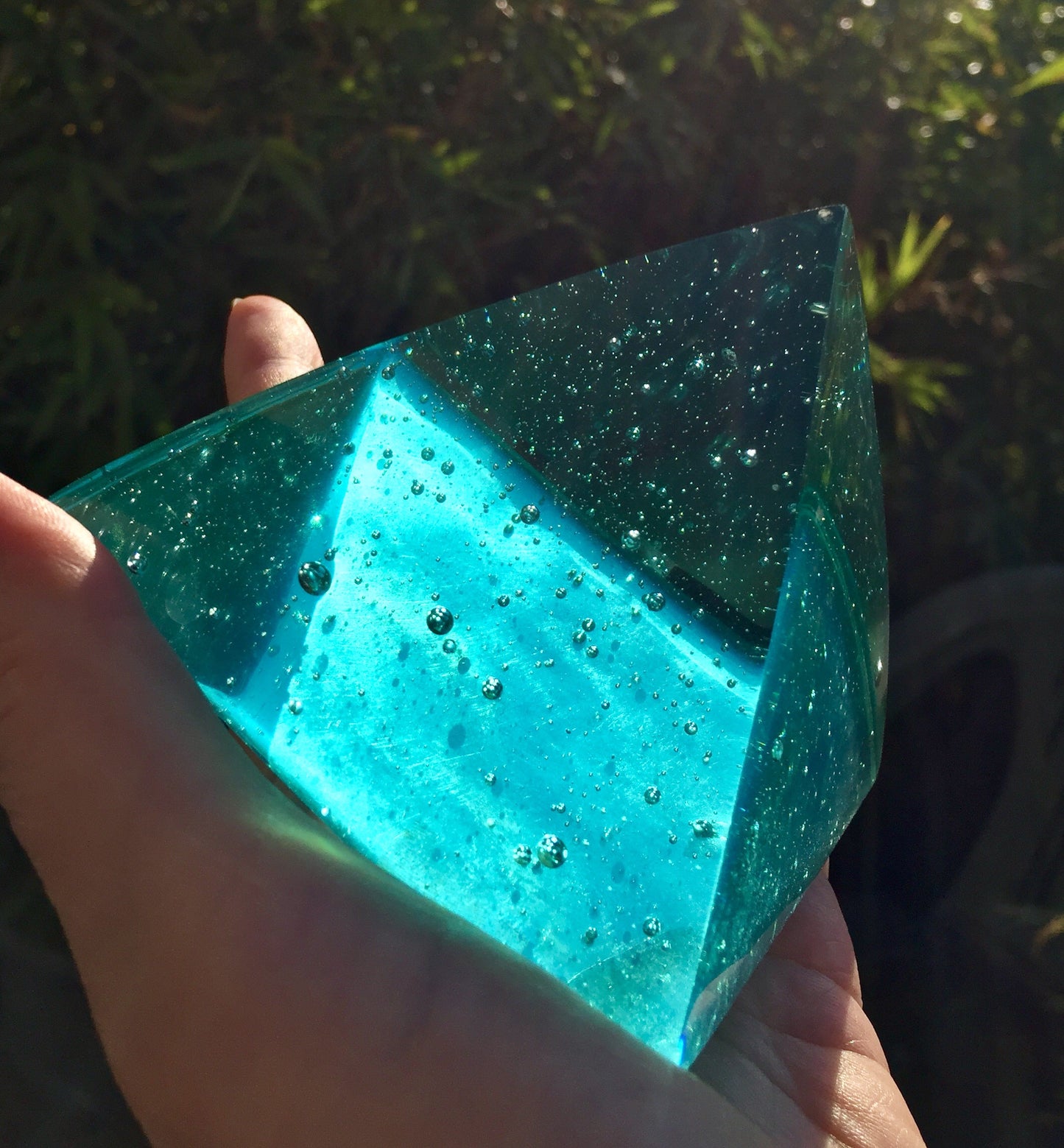 Pyramide ANDARA đ Bleu vert AQUA 535 g