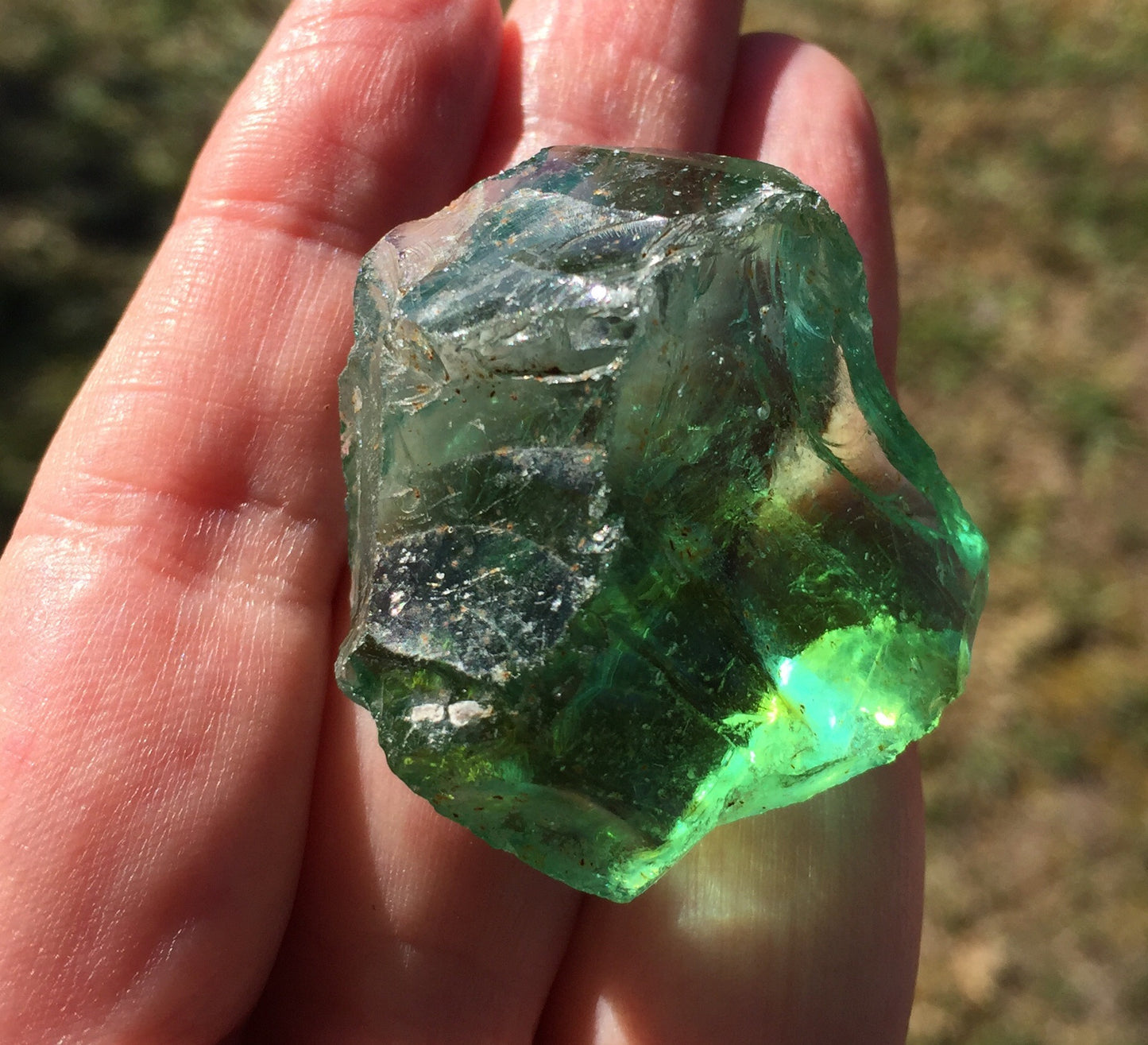 ANDARA Nouvelle Terre Vert bleuté Iridescent 32 g
