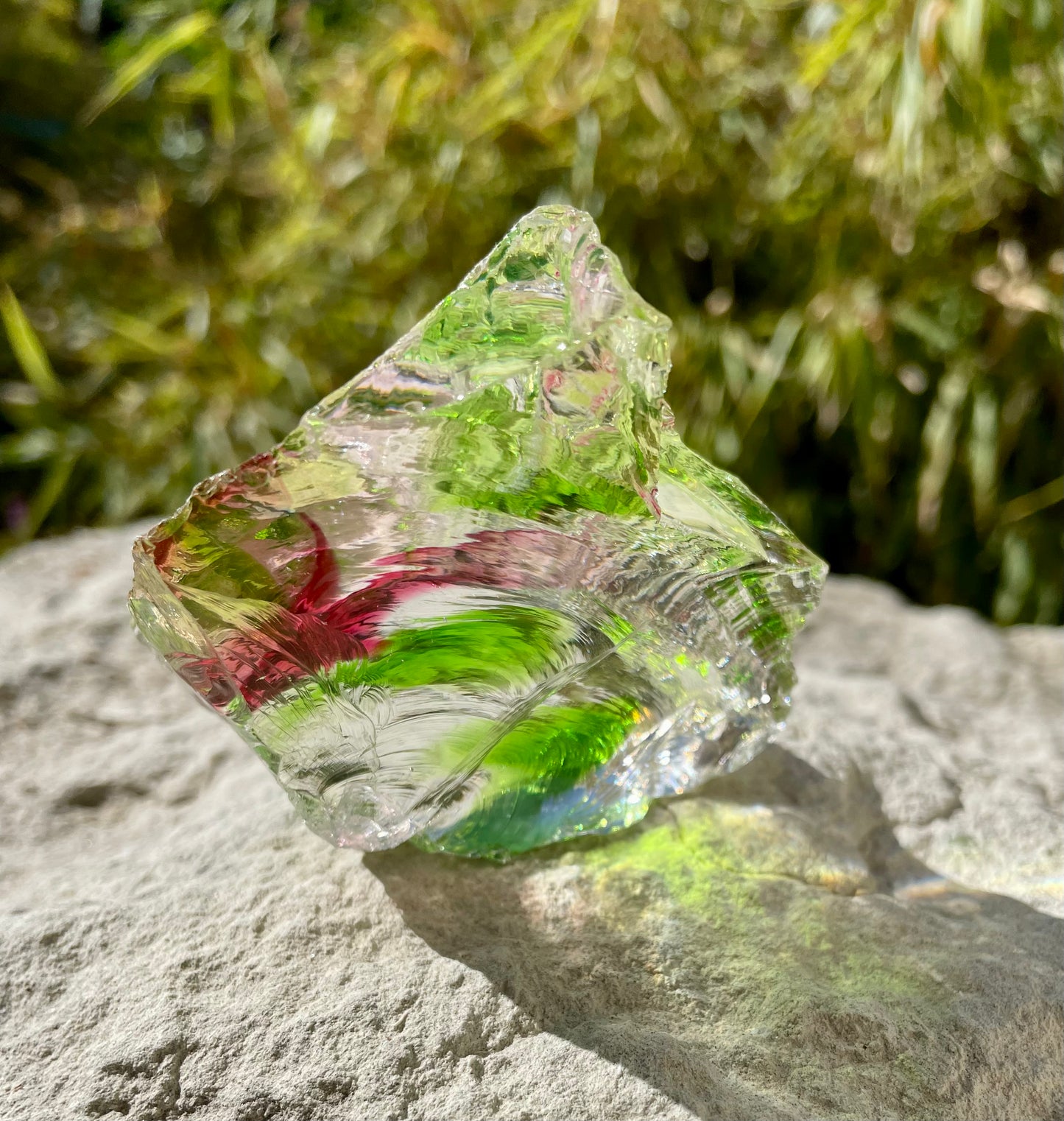 ANDARA• clear Rainbow Oracle 175 g ~ pierres andaras / REF 19