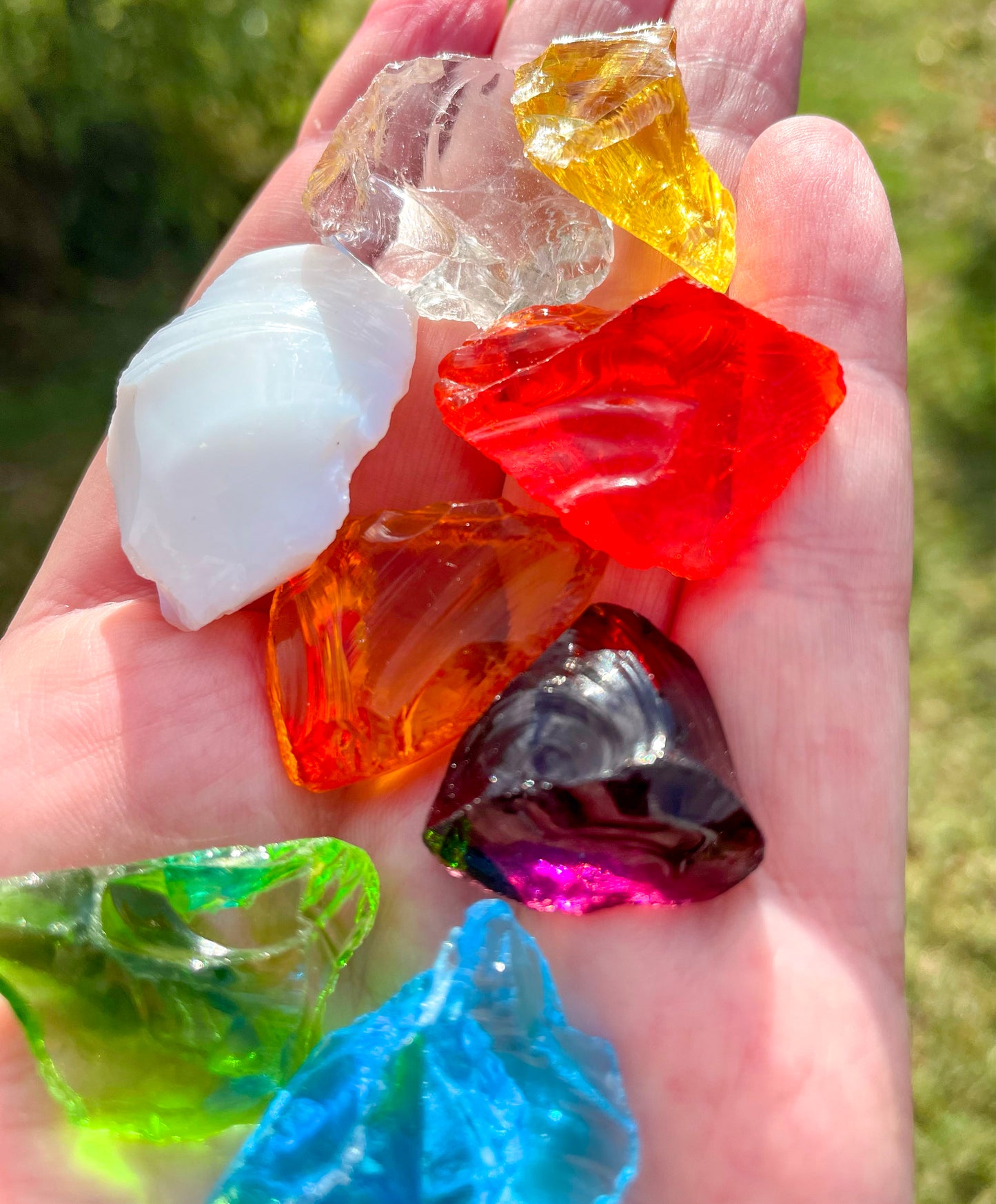 SET 8 Chakras ANDARA ~ 52 g | C1 | cristal quantique 5D