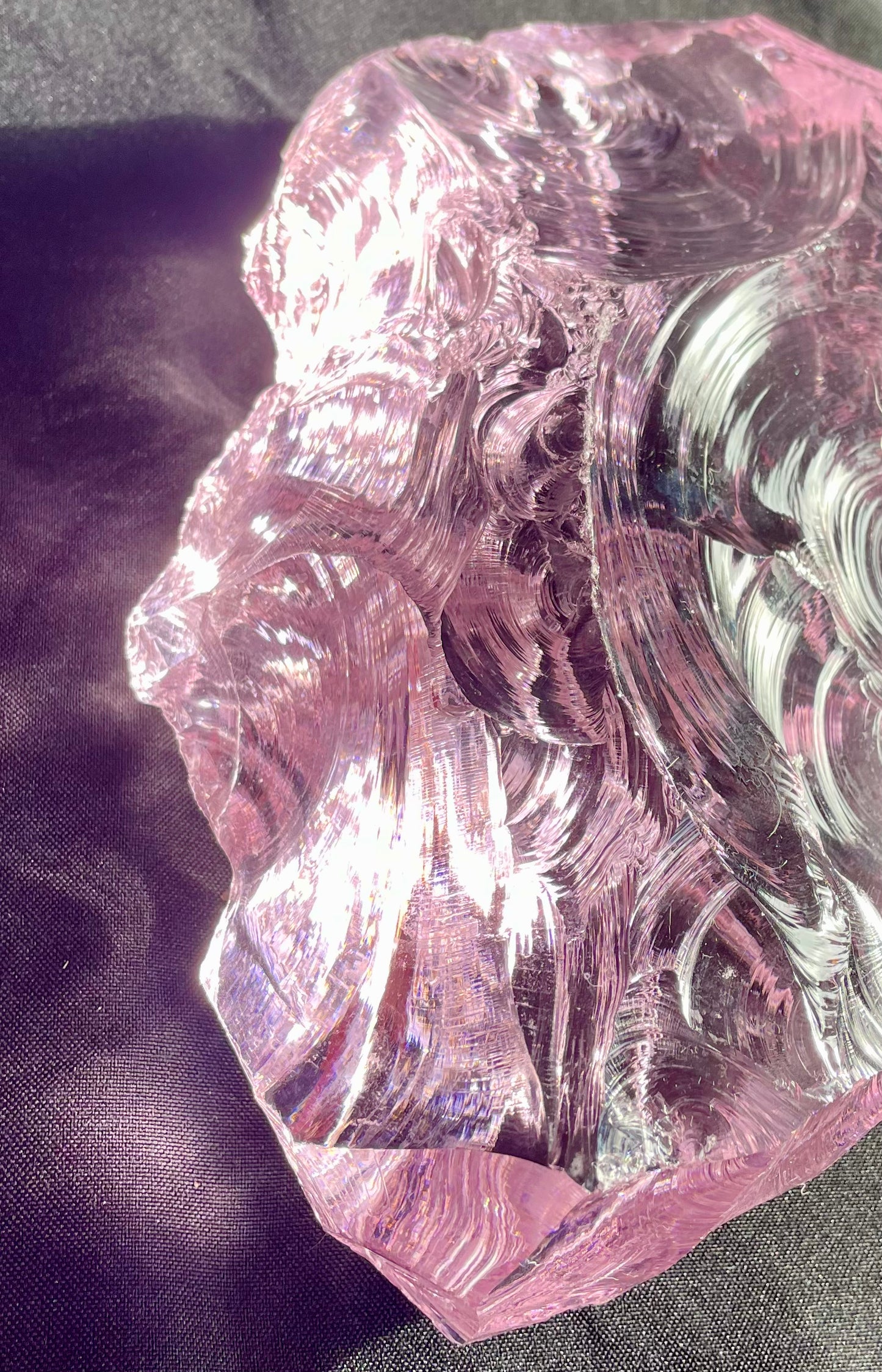 Ultra Rare ANDARA• ALTAR Temple Pink HGW | 3700 g | cristal quantique 5D