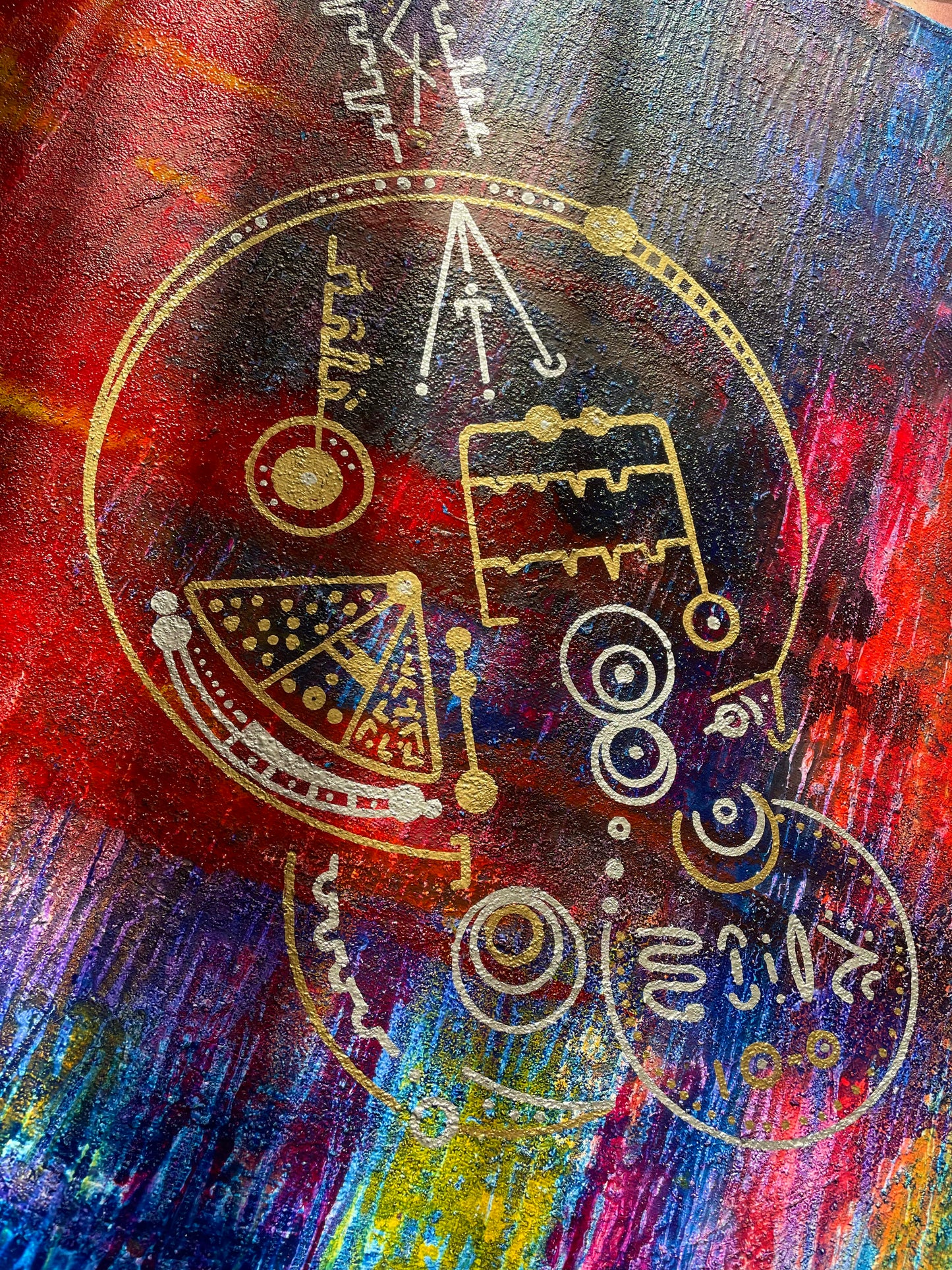 Clef de la Puissance de l'instant présent ~ Peinture vibratoire | Art & Andara 12D