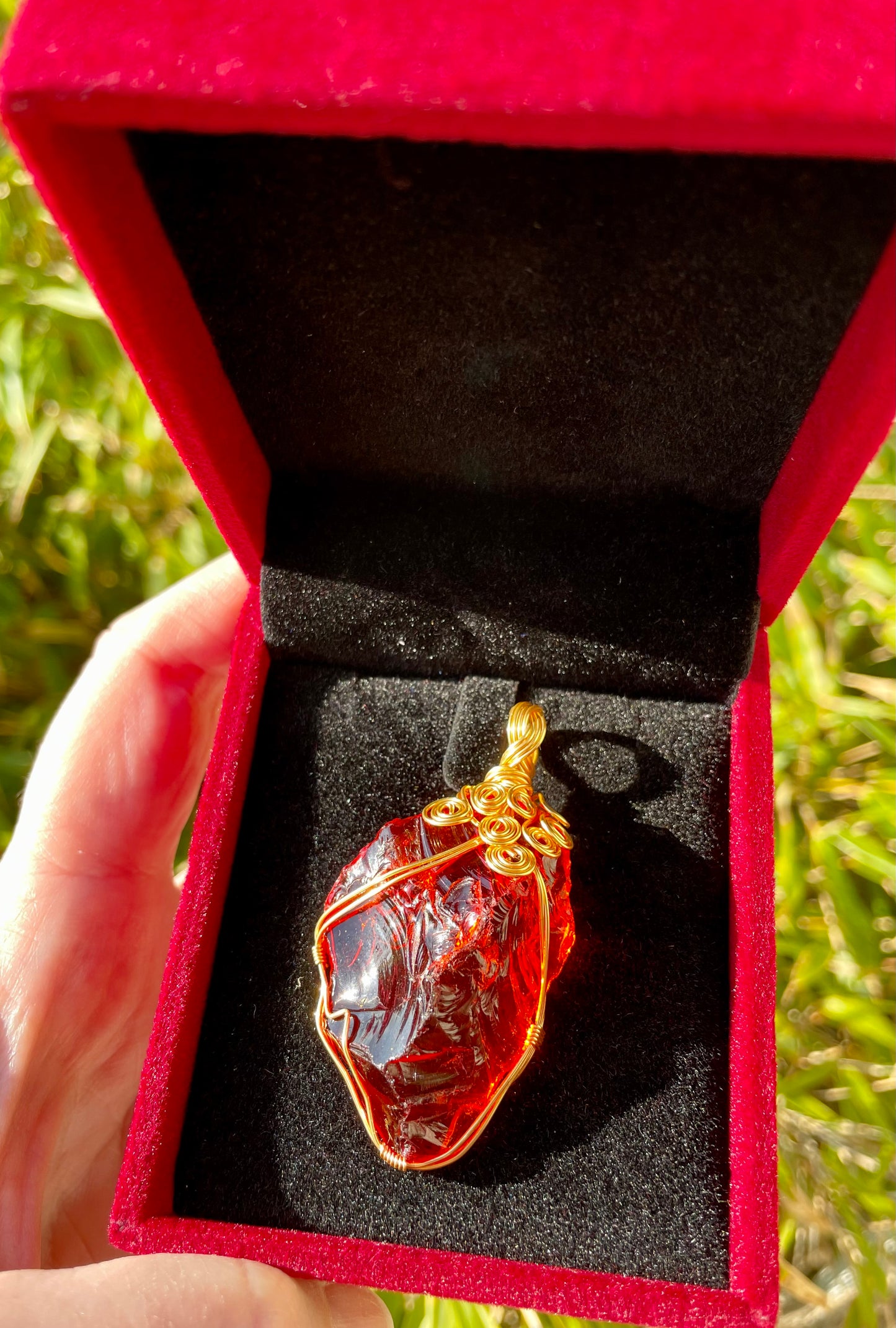 Petit Pendentif ANDARA Feu de la création 16 g