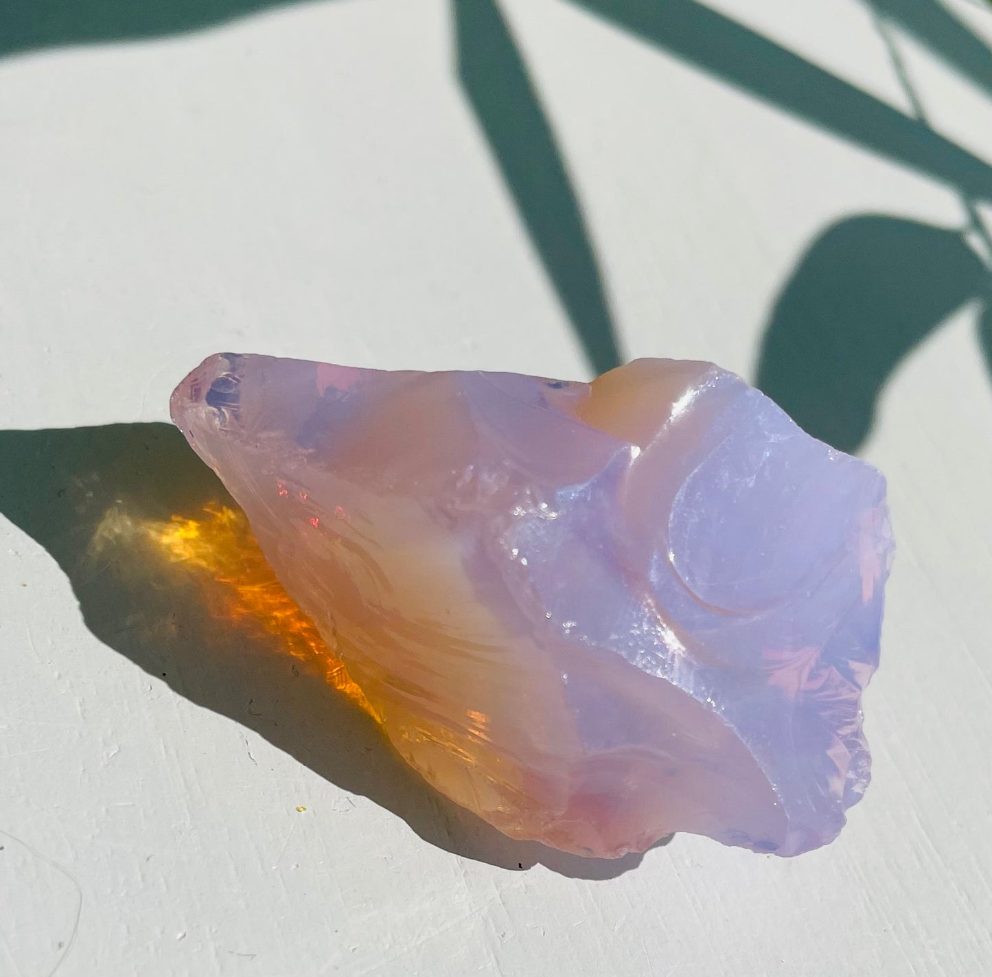 Rare ANDARA bicolore Divine Shekina 46 g ~ minéraux et cristaux