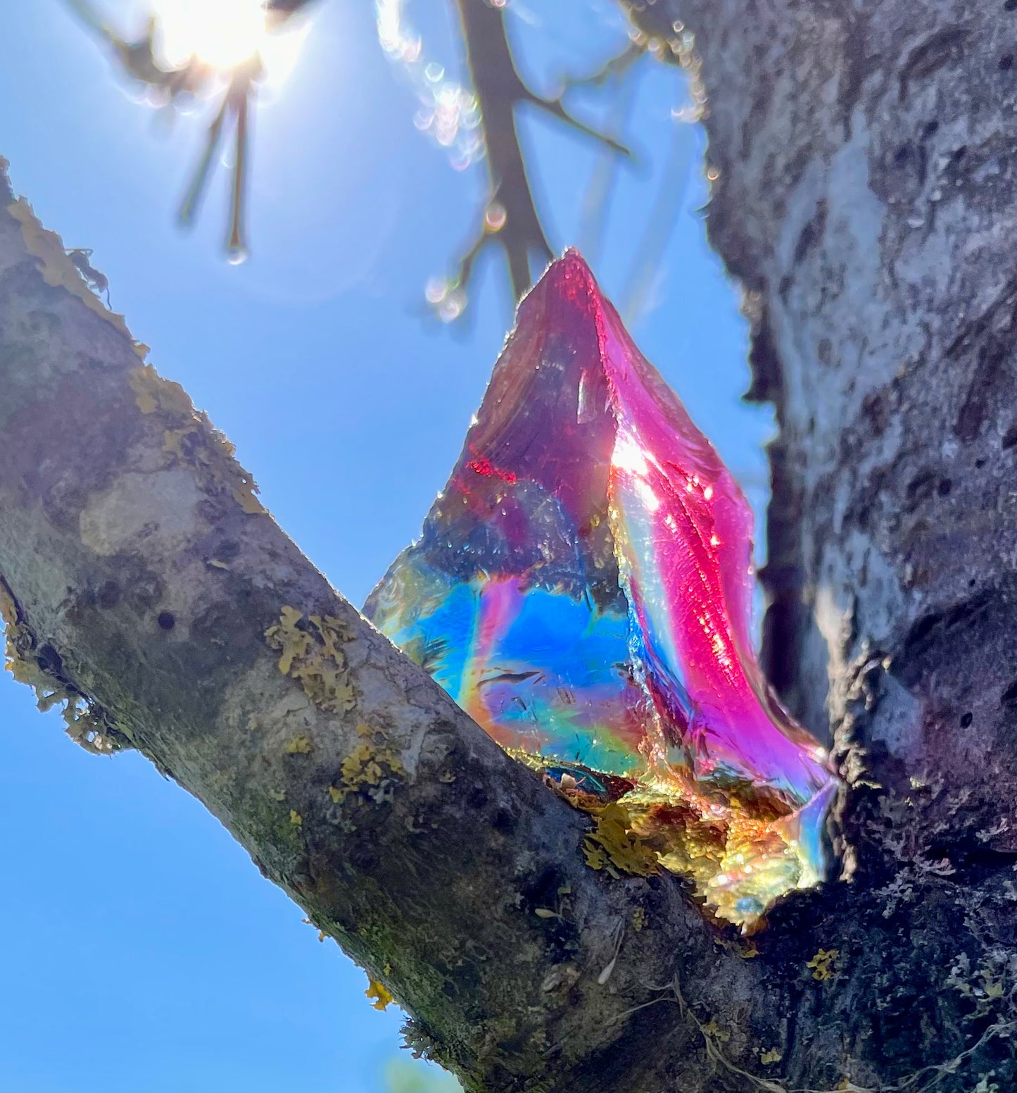 andara arc en ciel, rainbow andara crystal, france
