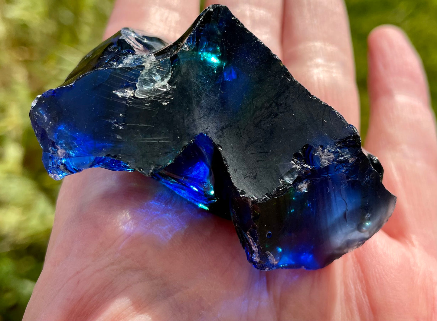 Rare ANDARA Chamane Dragon Indigo 58 g ~ minéraux et cristaux