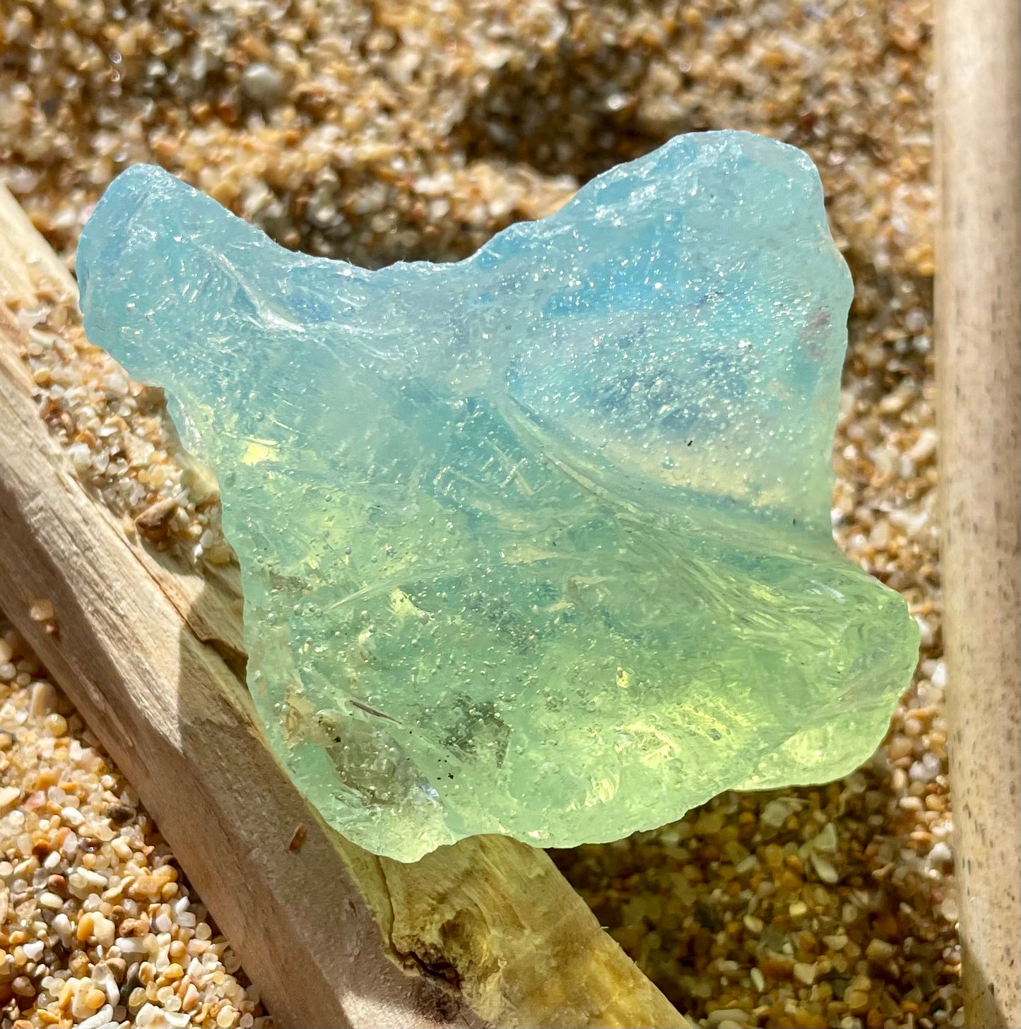 ANDARA• SeaFoam : Lignée des origines 56 g | Cristaux quantiques 5D
