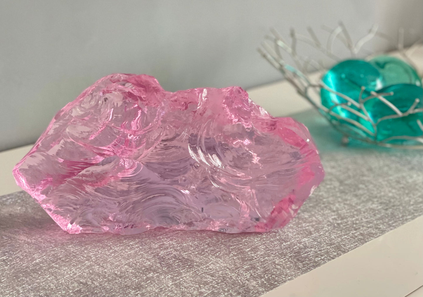 Ultra Rare ANDARA• ALTAR Temple Pink HGW | 3700 g | cristal quantique 5D