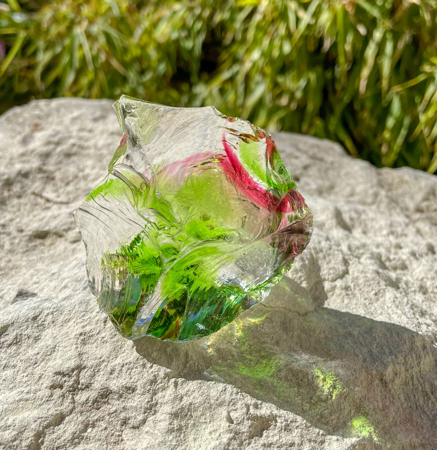 ANDARA• clear Rainbow Oracle 175 g ~ pierres andaras / REF 19