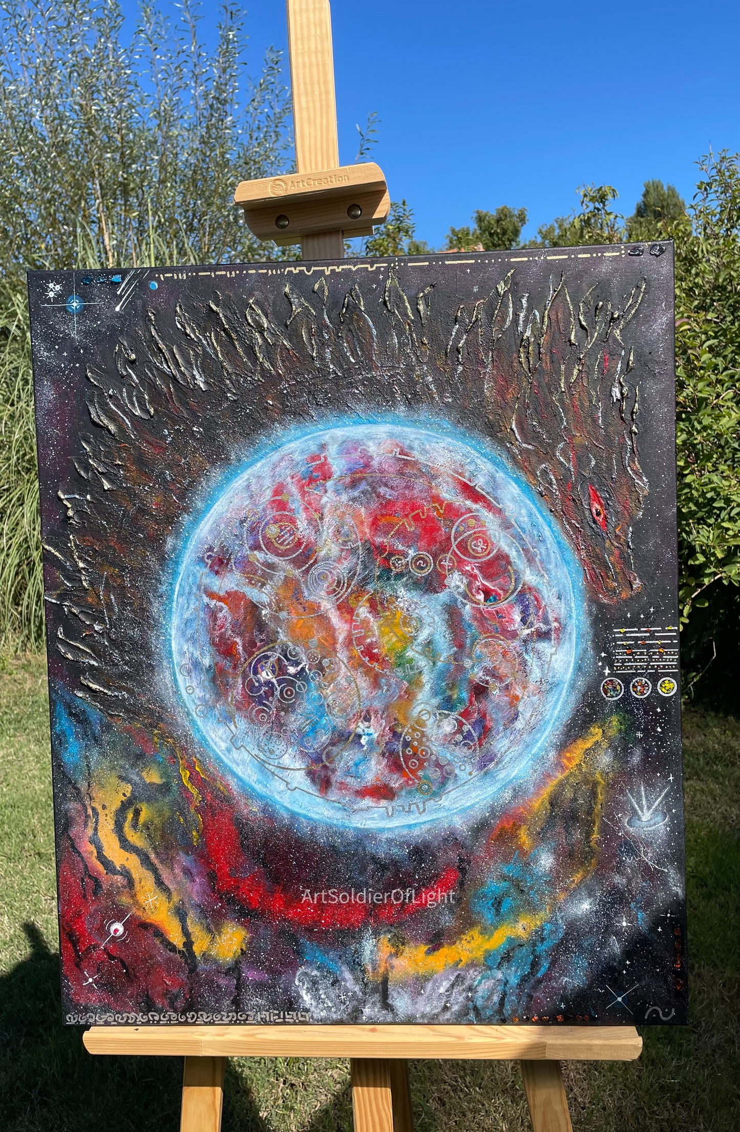 Dragon Solaire | ANDARA & Peinture | Soin énergétique