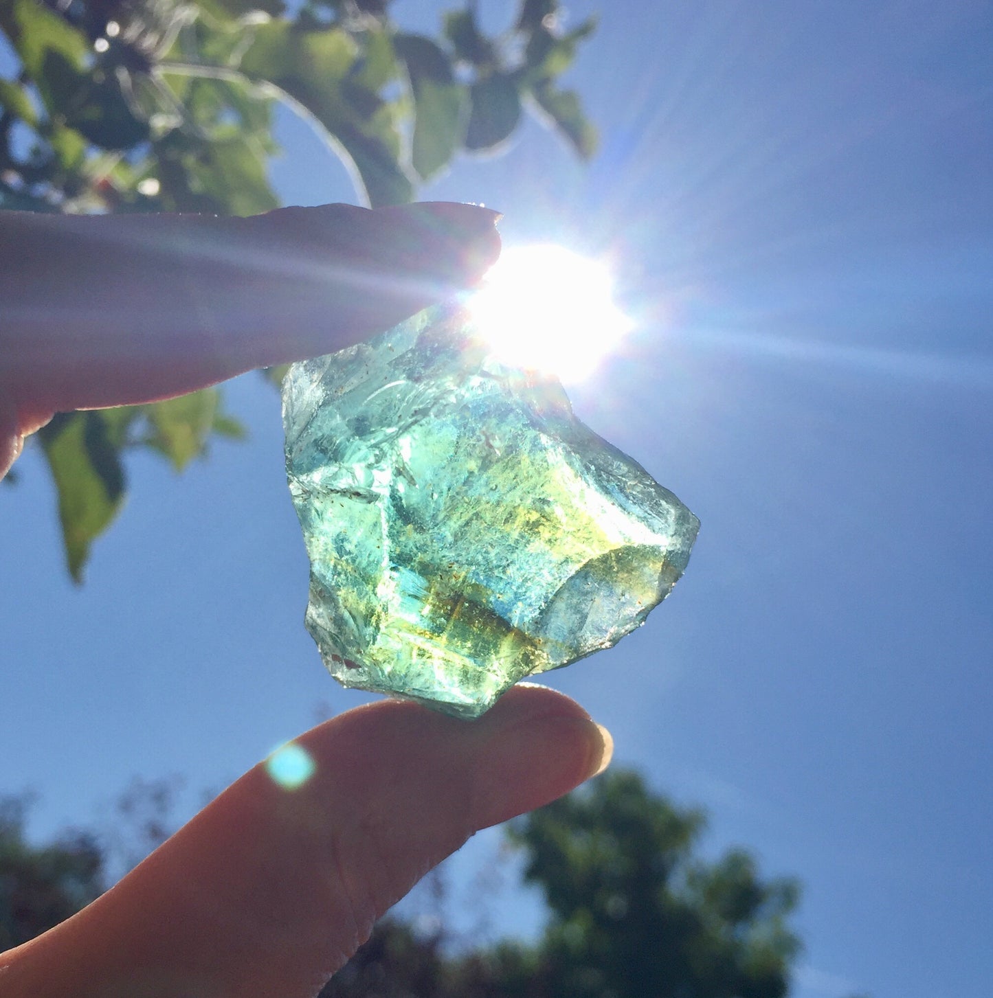 ANDARA Nouvelle Terre Vert bleuté Iridescent 32 g