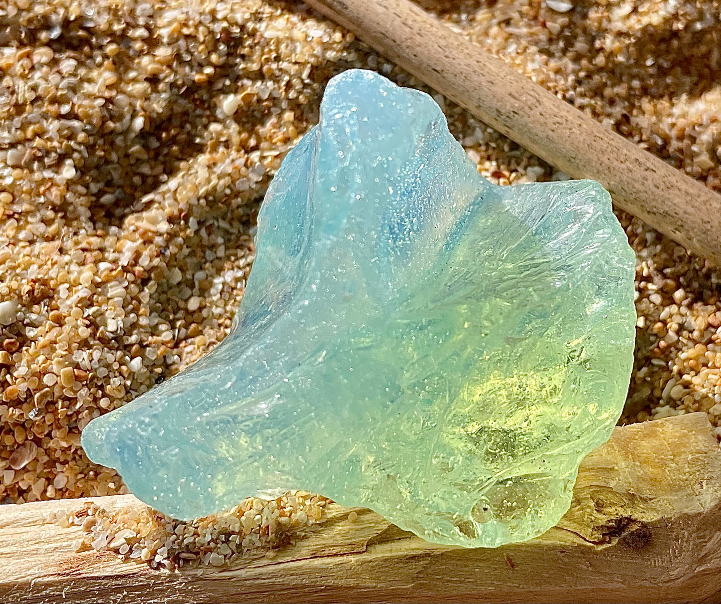 ANDARA• SeaFoam : Lignée des origines 56 g | Cristaux quantiques 5D