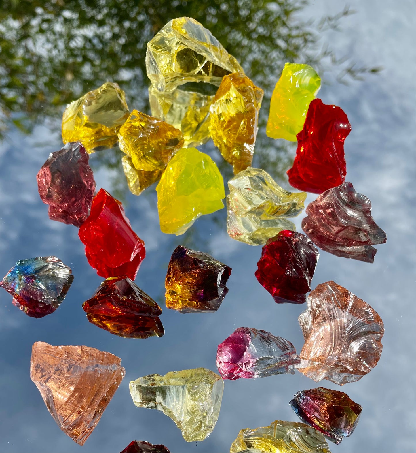 SET "Grille cristalline" ANDARA Feu Solaire de la création ~ 200 g / REF 27