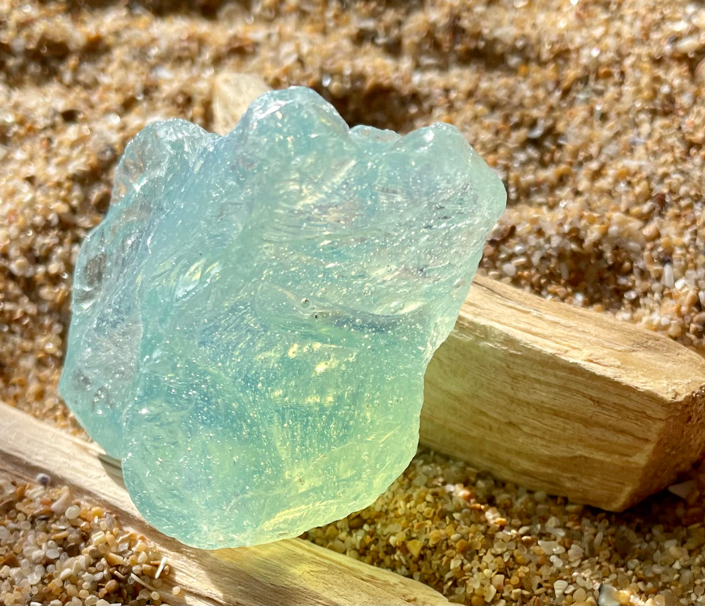 ANDARA• SeaFoam : Lignée des origines 56 g | Cristaux quantiques 5D