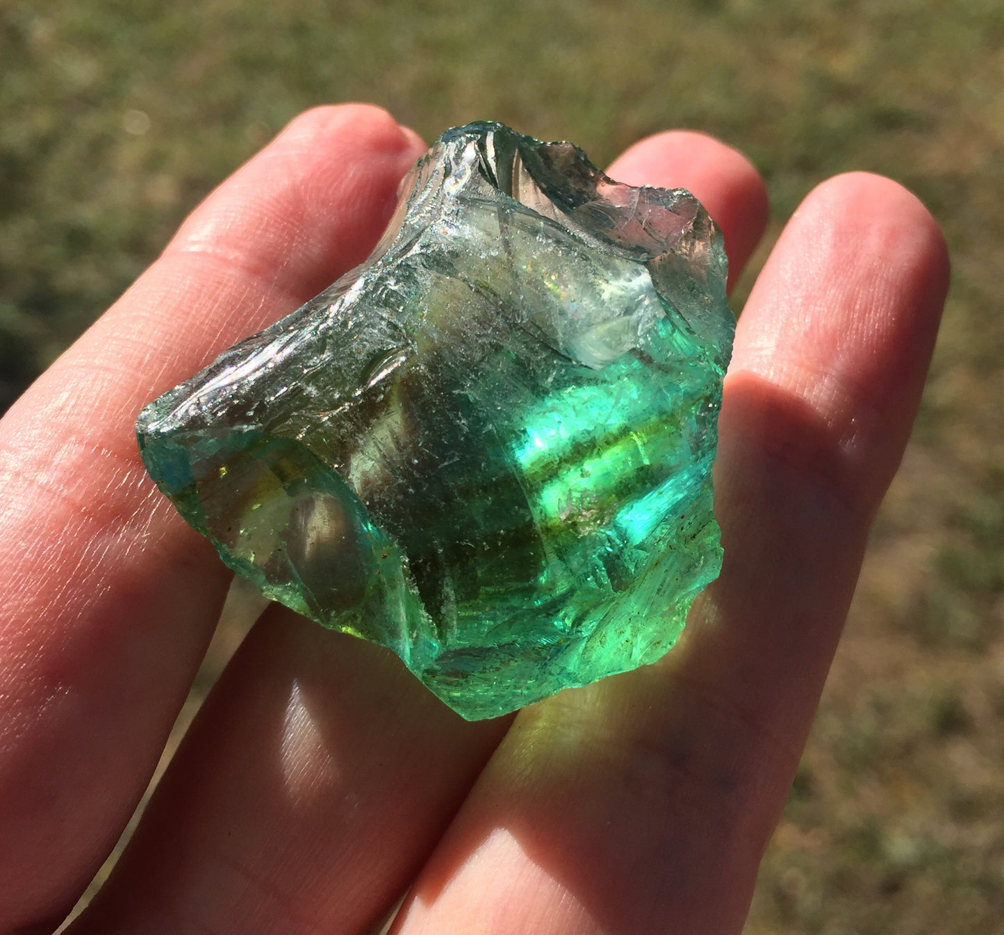 ANDARA Nouvelle Terre Vert bleuté Iridescent 32 g