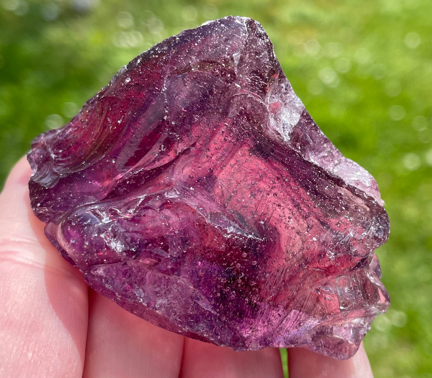 ANDARA Russe KERIS Valerian Garnet 104 g ~ cristaux andaras