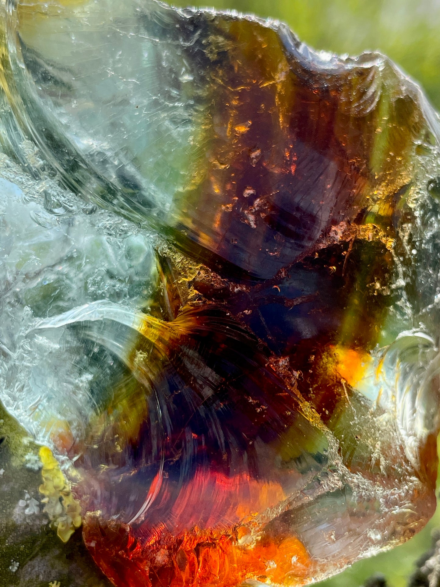 Rare ANDARA Dragon chamanique tricolore 152 g ~ minéral éthérium