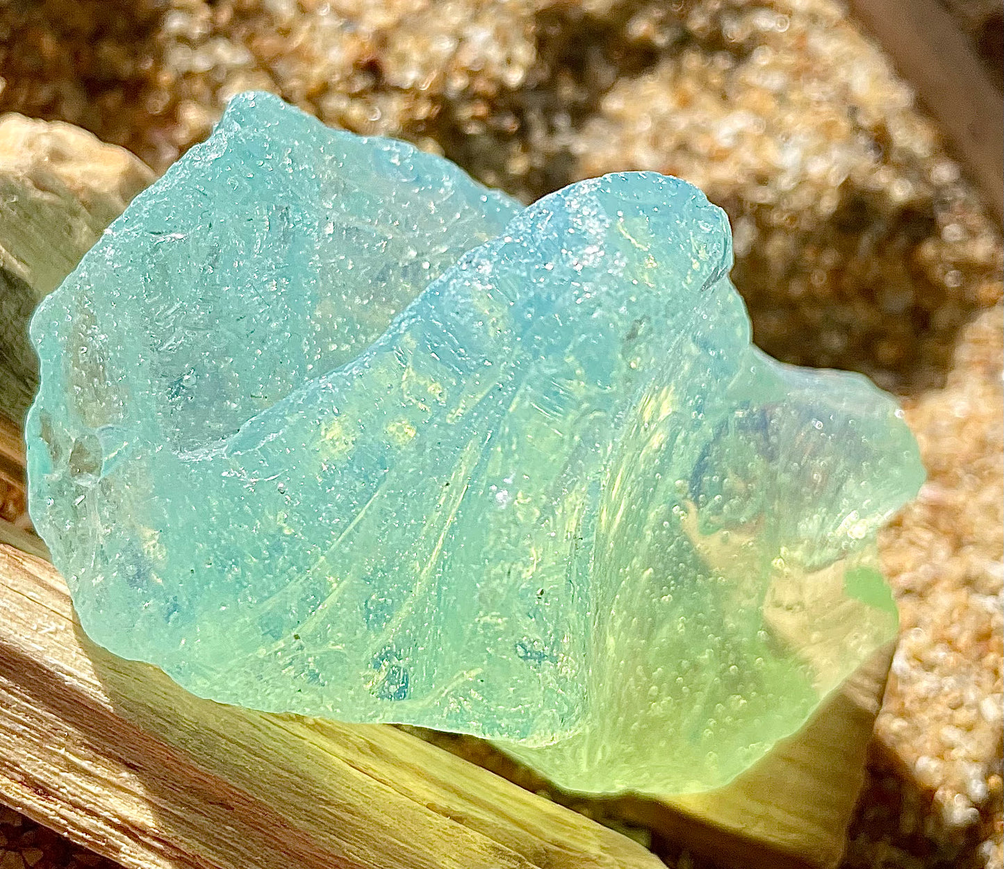 ANDARA• SeaFoam : Lignée des origines 56 g | Cristaux quantiques 5D