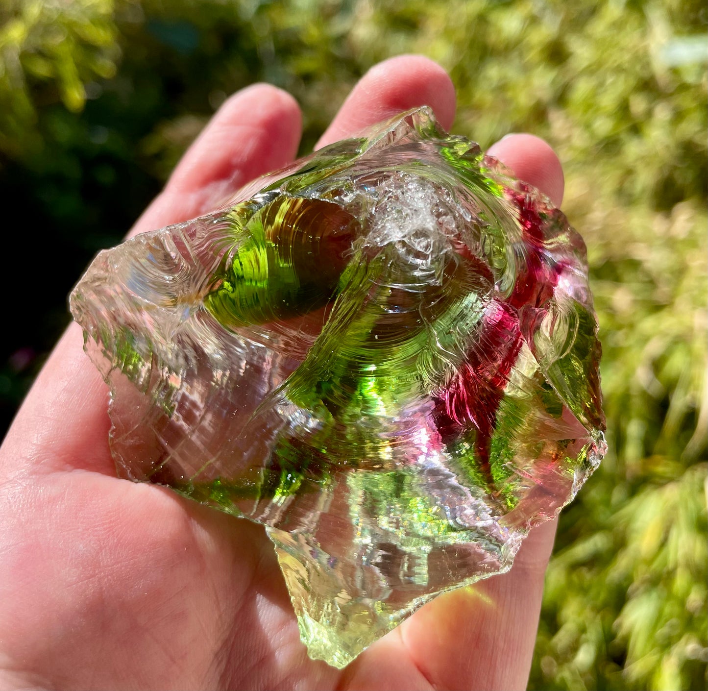 ANDARA• clear Rainbow Oracle 175 g ~ pierres andaras / REF 19