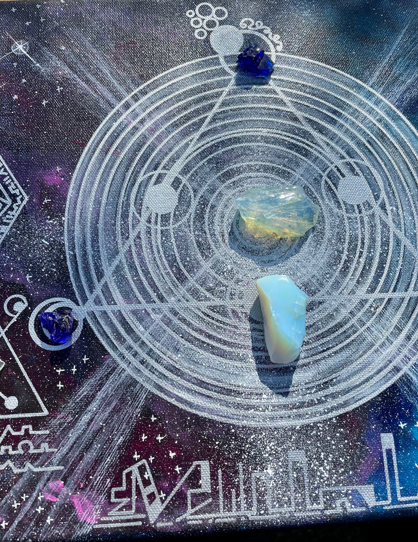 Fin de l'Illusion ~ / Peinture vibratoire | Art & Andara