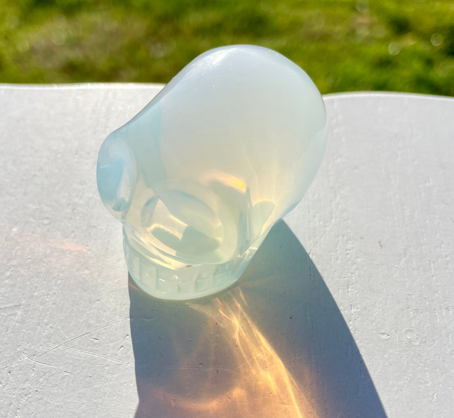 ANDARA onde de forme crâne de cristal Licorne 71 g