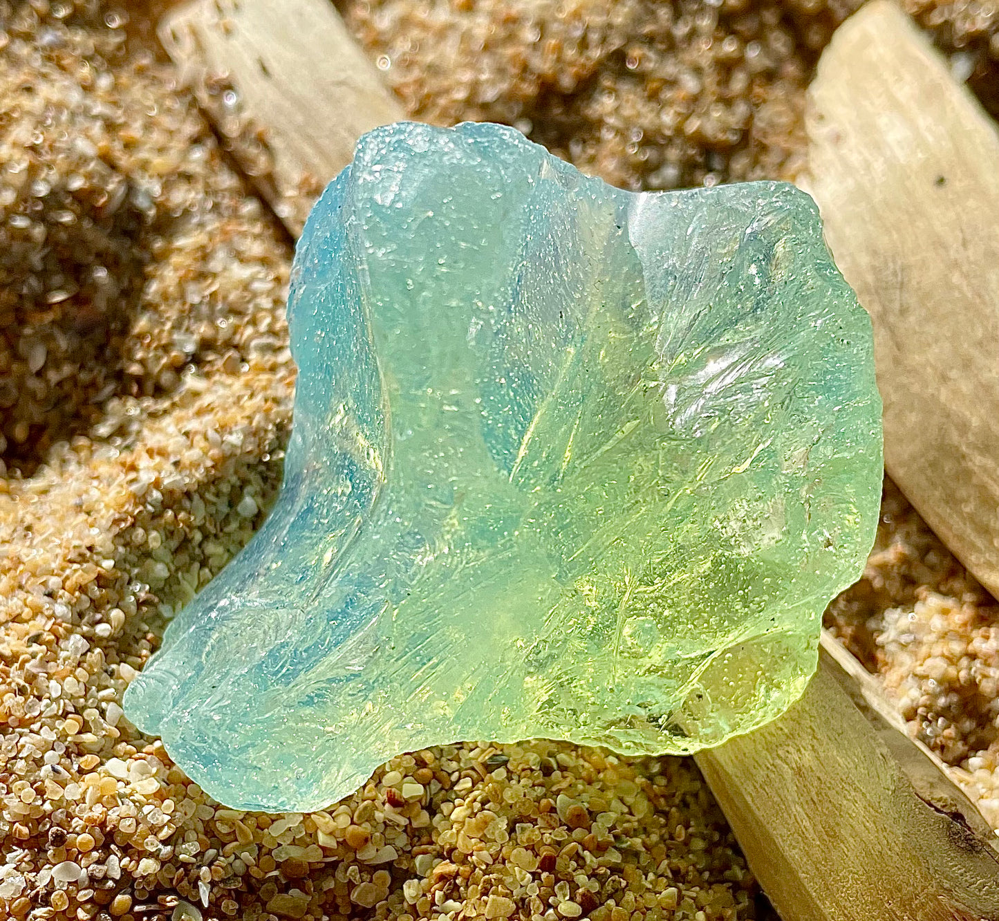 ANDARA• SeaFoam : Lignée des origines 56 g | Cristaux quantiques 5D
