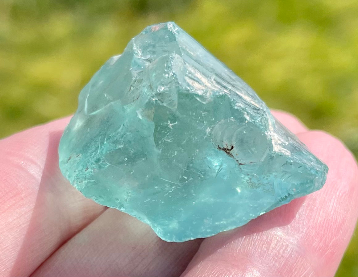 ANDARA• Africain bleu vert ~ 16 g | cristal quantique 5D / REF BB1