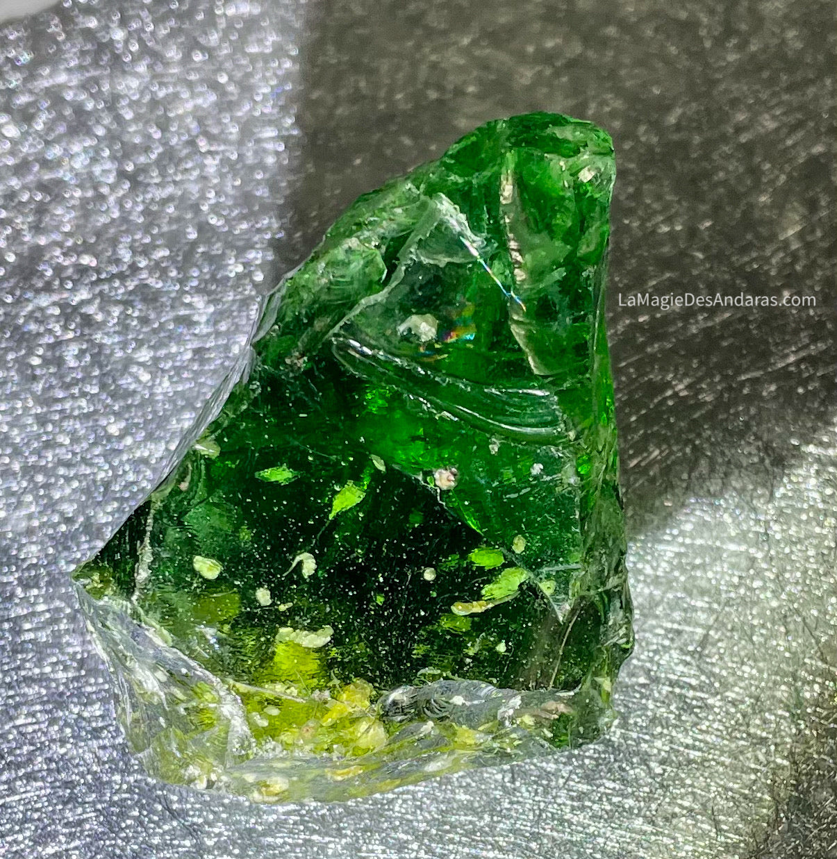 ANDARA• Dragon émeraude 200 g ~ pierre naturelle / REF 49