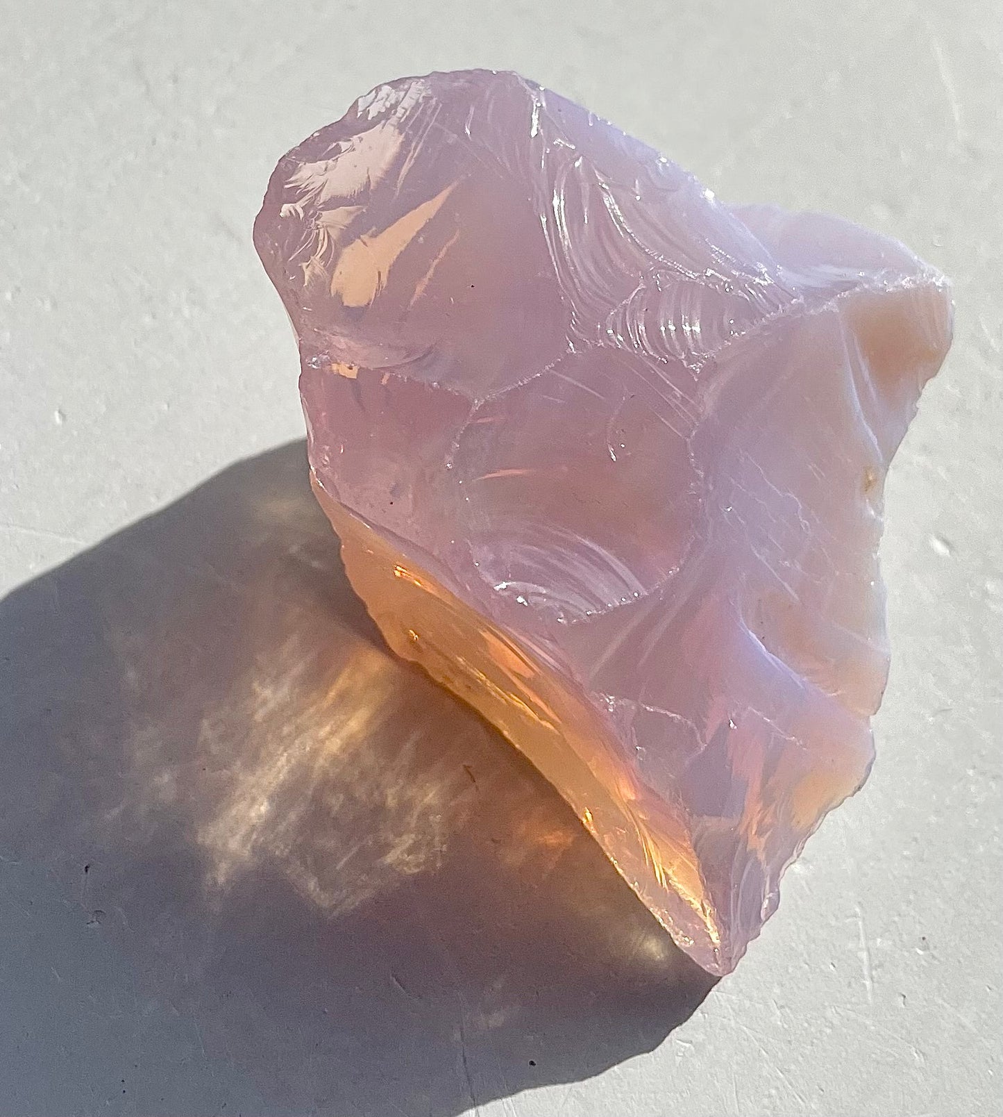 Rare ANDARA bicolore Divine Shekina 46 g ~ minéraux et cristaux
