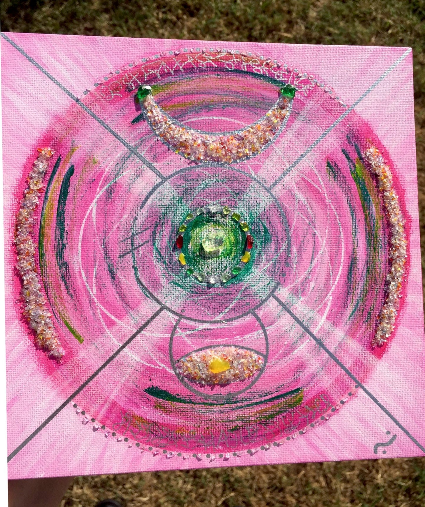 peinture vibratoire, andara