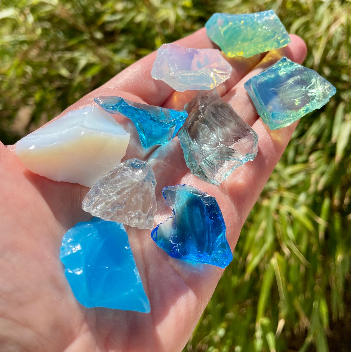 SET Babies ANDARA• Coeur Océan ~ 92 g | cristaux quantiques 5D / REF 32