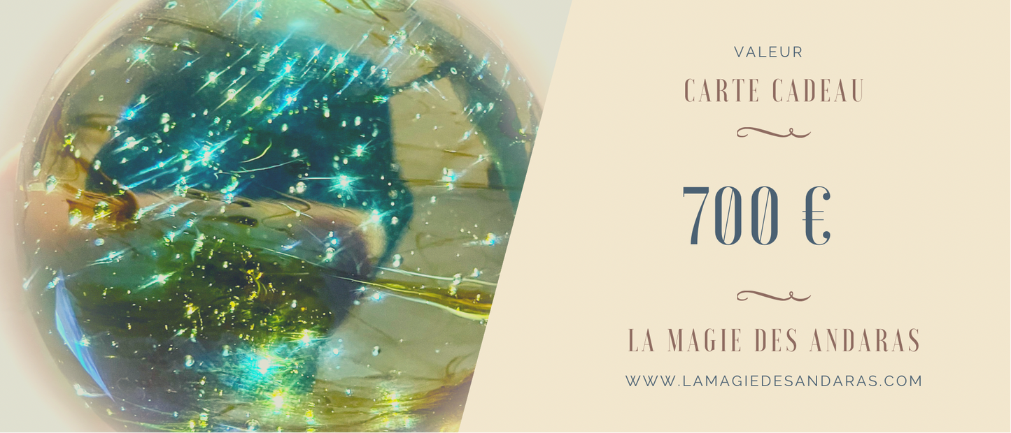 carte cadeau / gift card : la magie des andaras