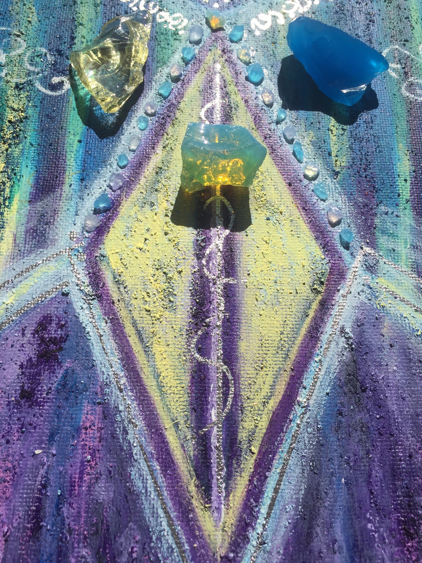 LIBERATION ~ Clef Harmonique 29 g ANDARA + peinture - outil vibratoire