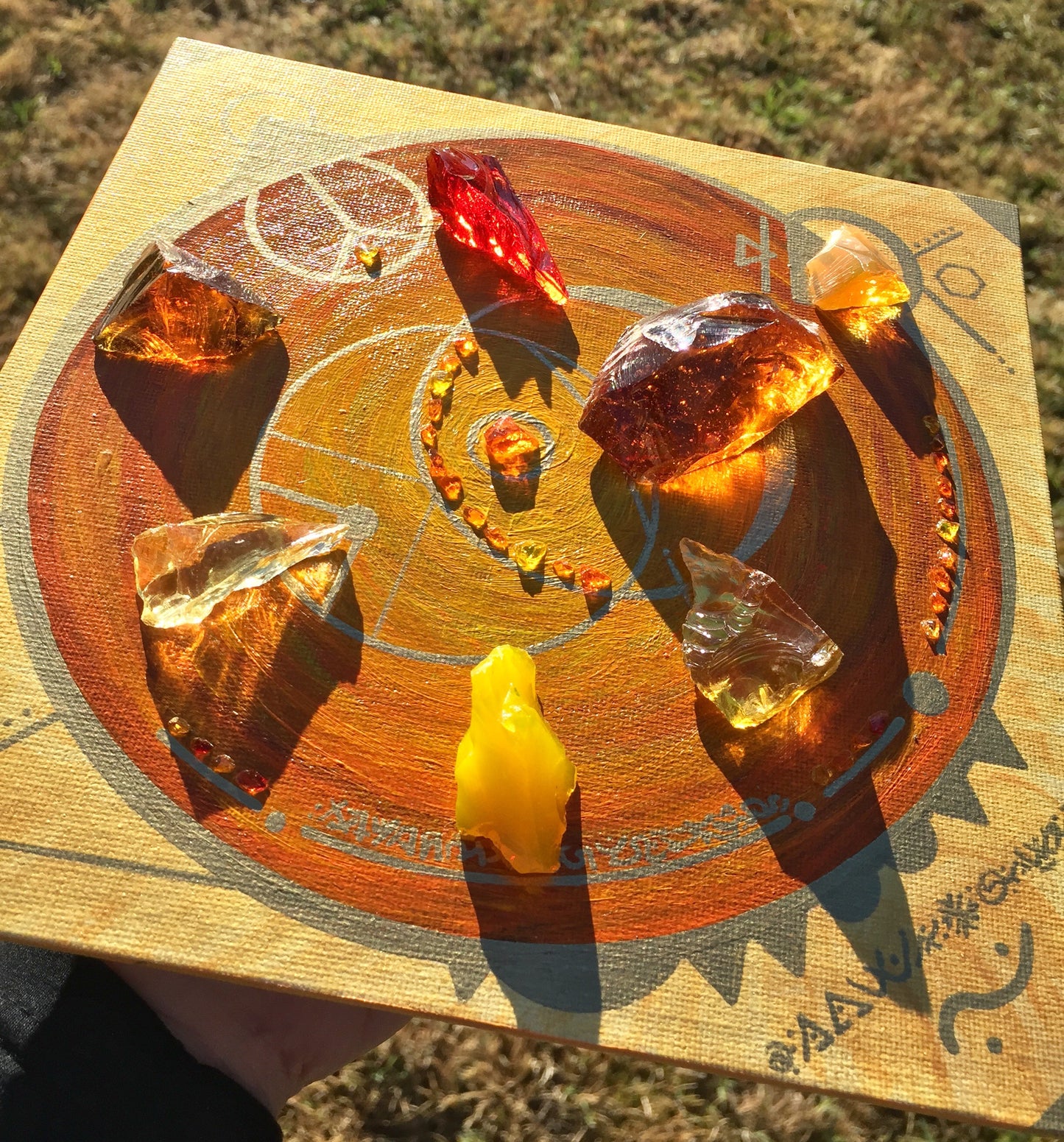 ANDARA Crystalline grid activation set.