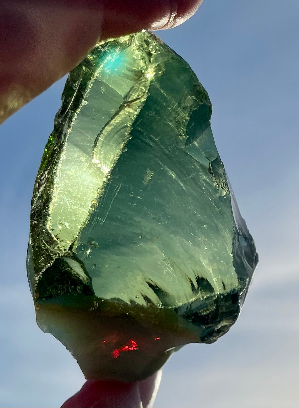 Rare ANDARA atypique Gaïa Emeraude Amazonia 48 ~ minéral éthérium