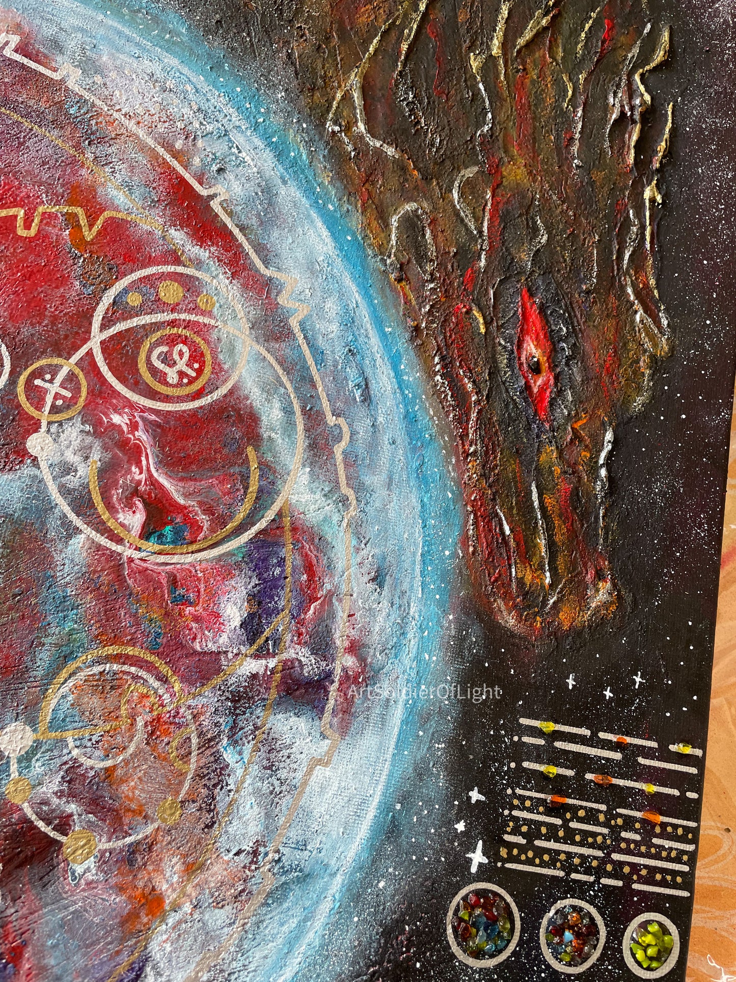 Dragon Solaire | ANDARA & Peinture | Soin énergétique